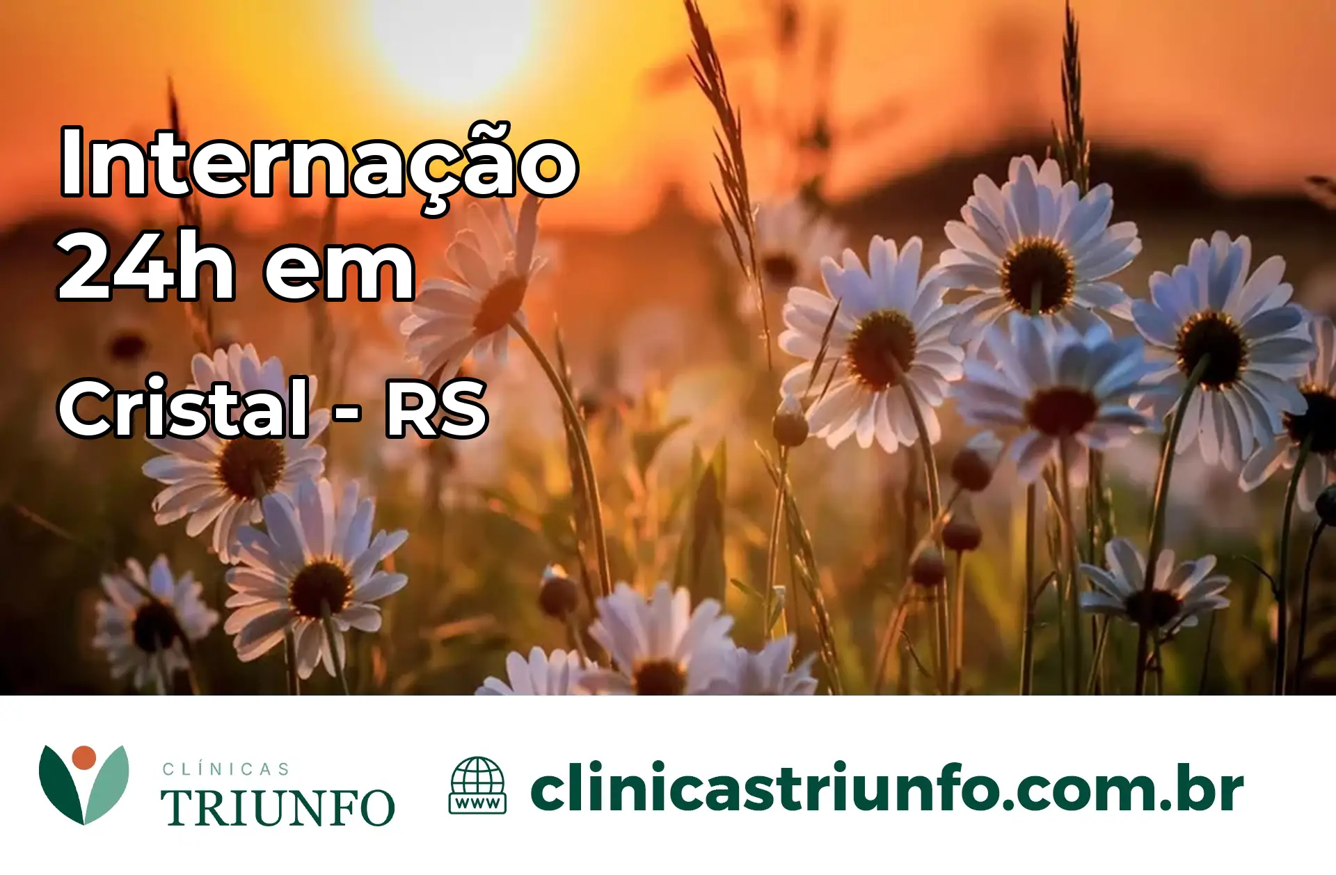 Internação 24 horas em Cristal – RS