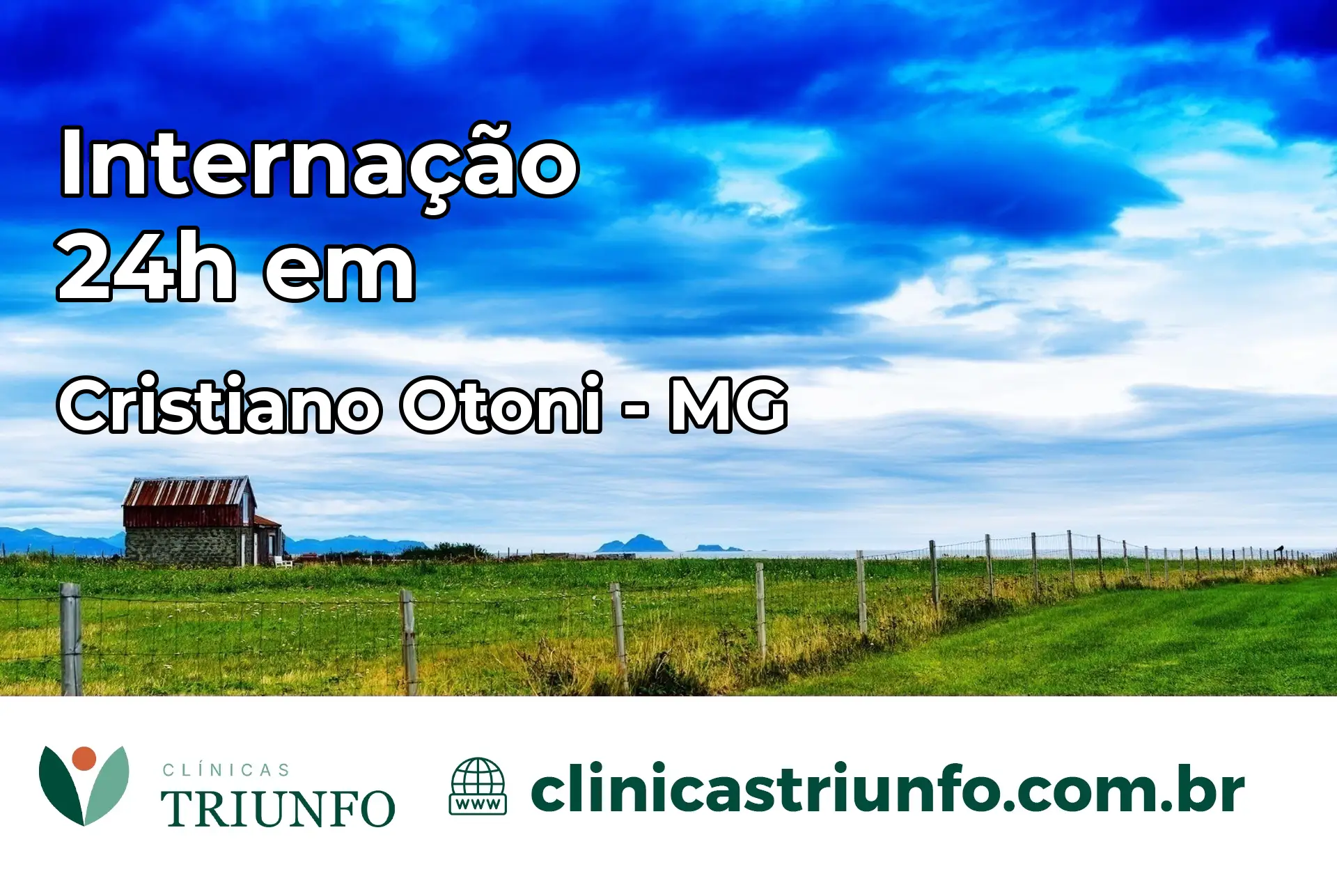 Internação 24 horas em Cristiano Otoni – MG
