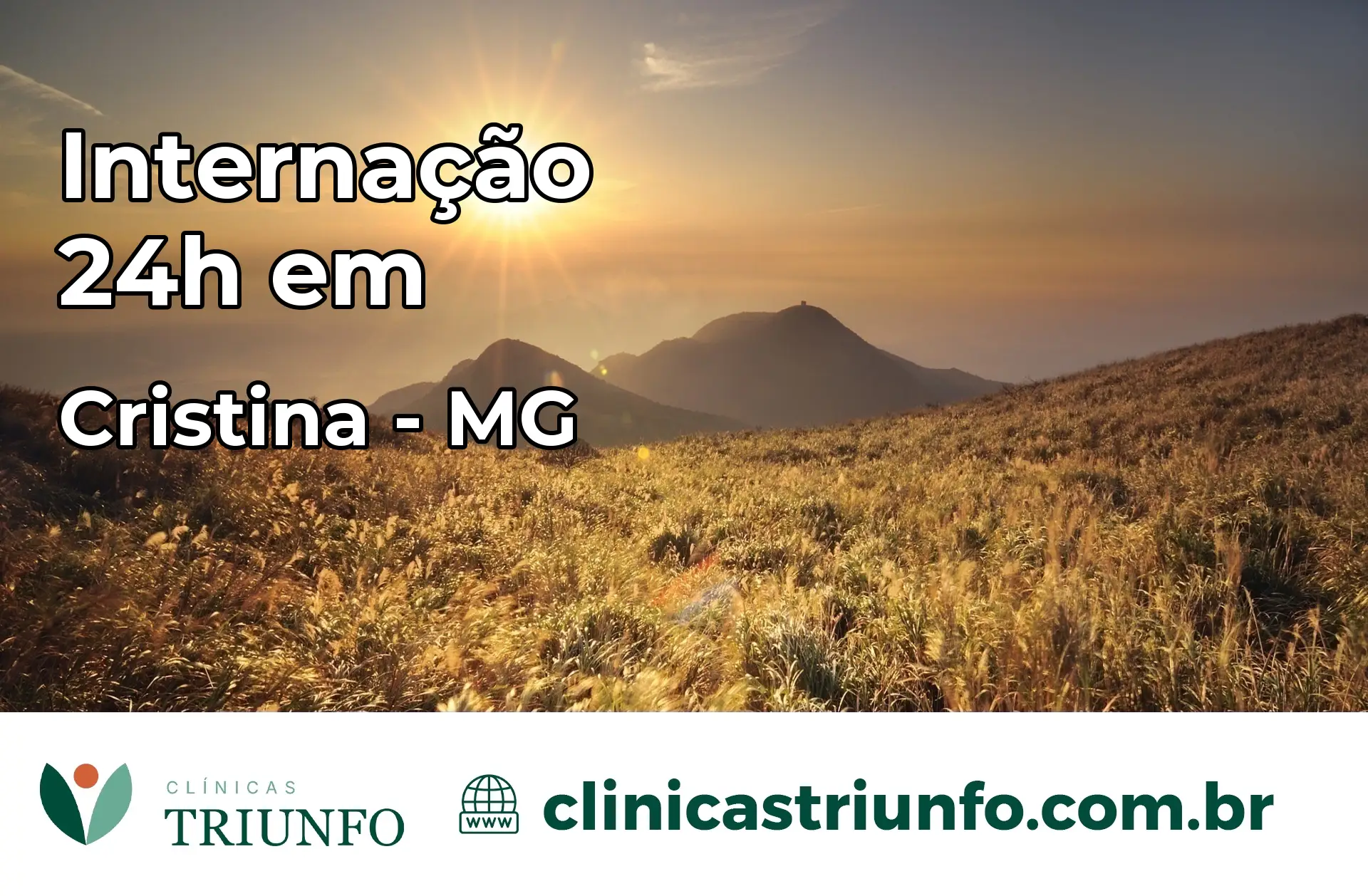 Internação 24 horas em Cristina – MG