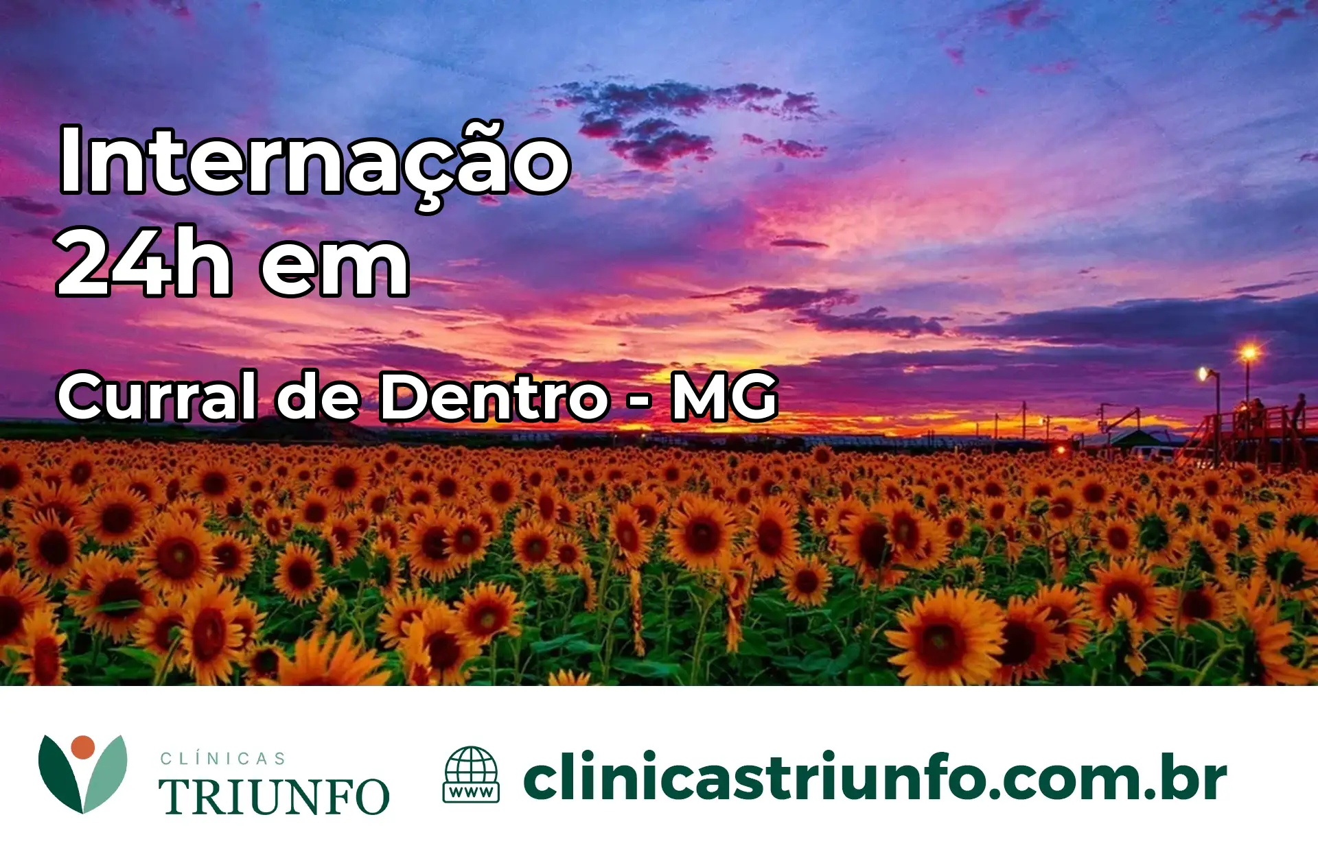 Internação 24 horas em Curral de Dentro – MG