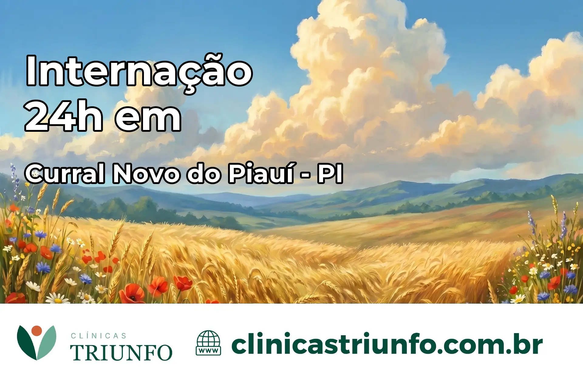 Internação 24 horas em Curral Novo do Piauí – PI