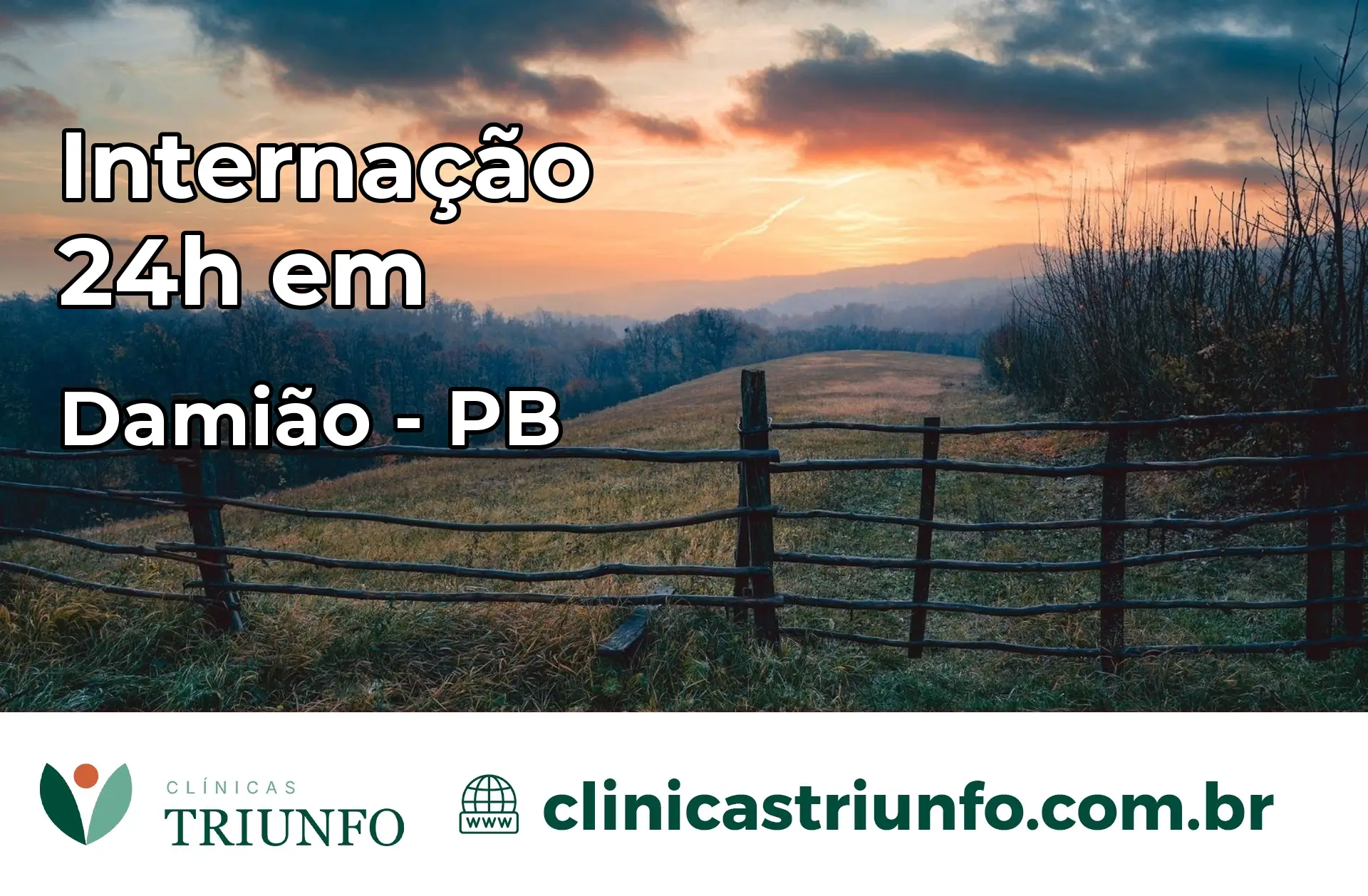 Internação 24 horas em Damião – PB