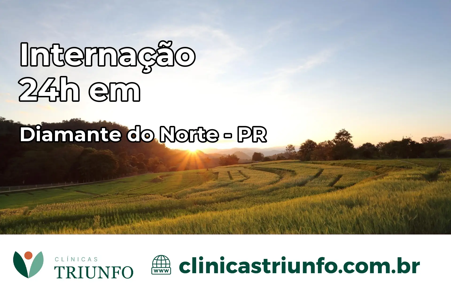 Internação 24 horas em Diamante do Norte – PR