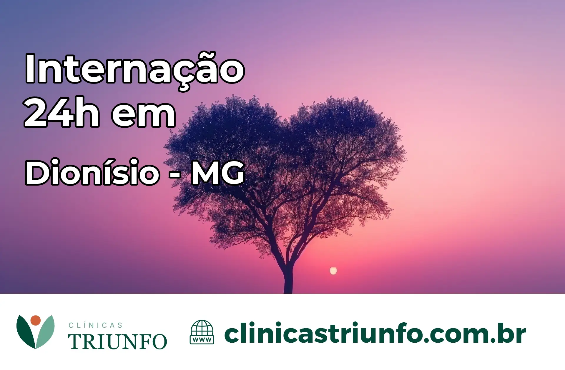Internação 24 horas em Dionísio – MG