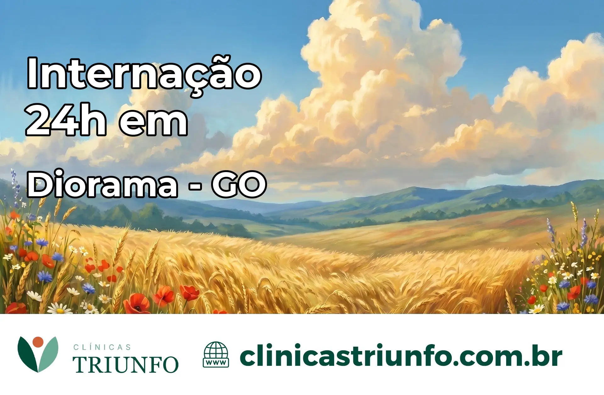 Internação 24 horas em Diorama – GO