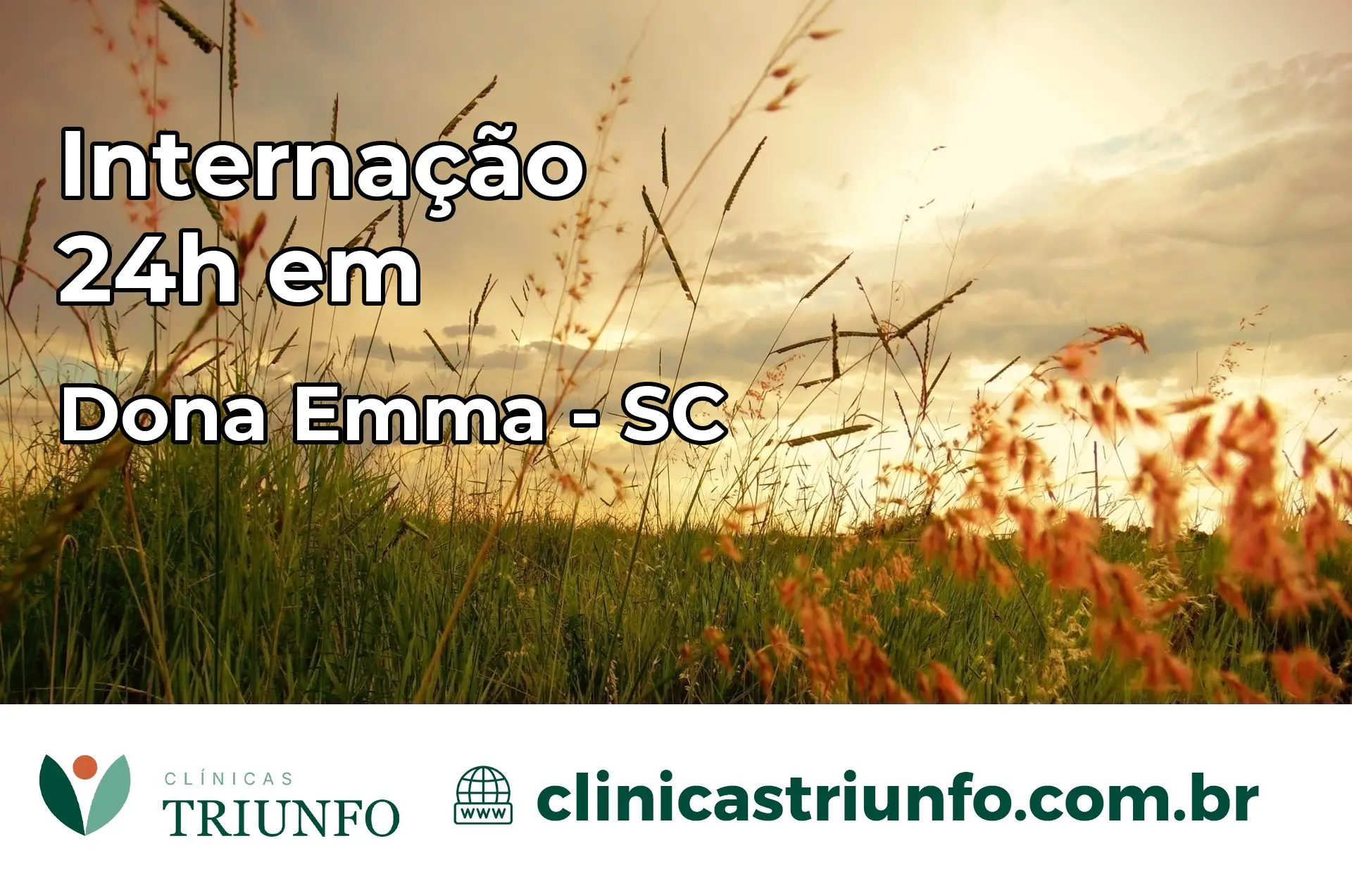 Internação 24 horas em Dona Emma – SC