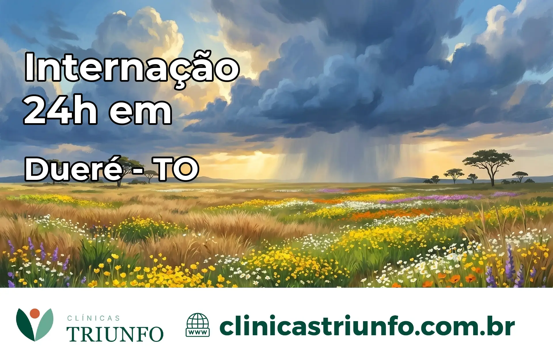 Internação 24 horas em Dueré – TO