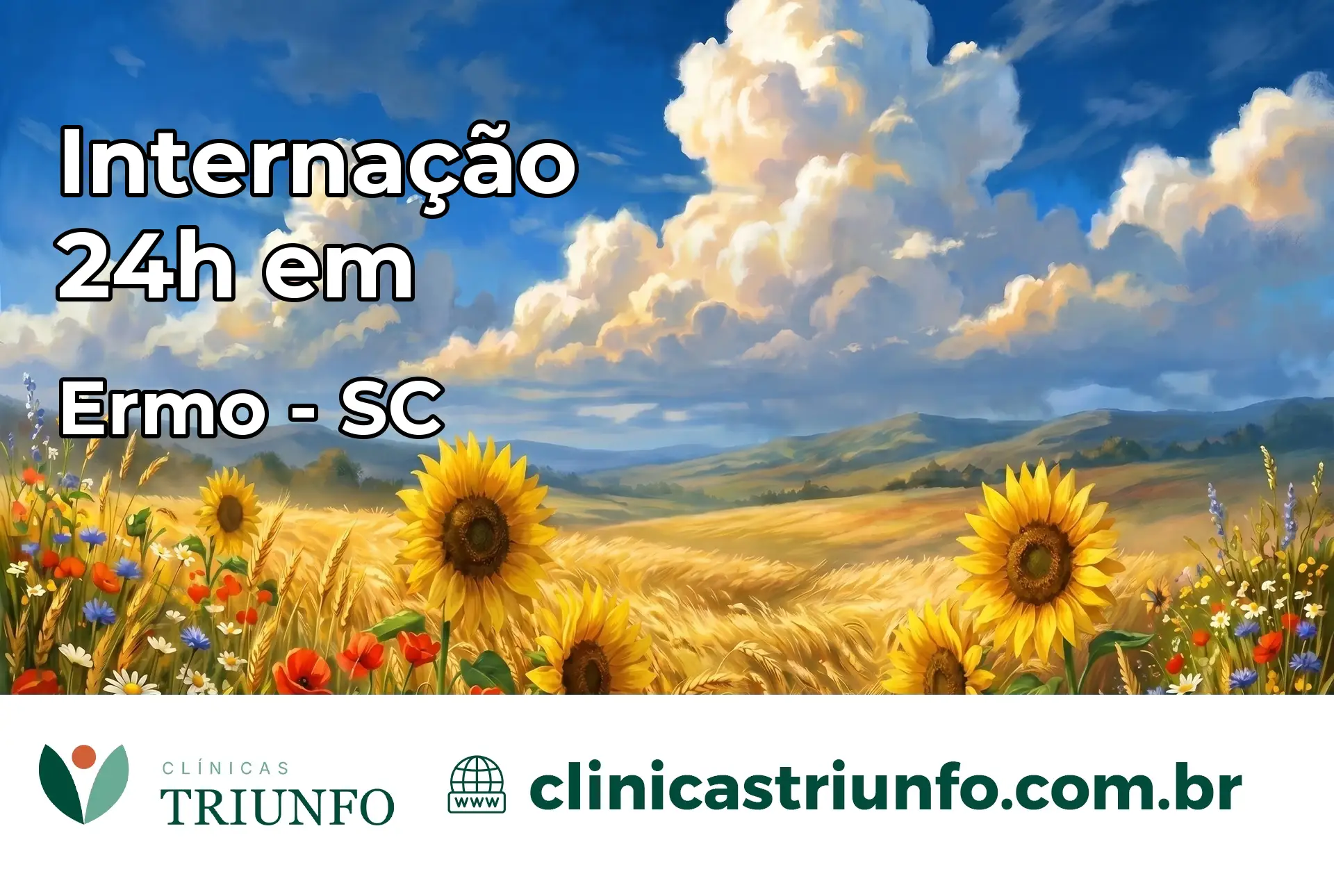 Internação 24 horas em Ermo – SC