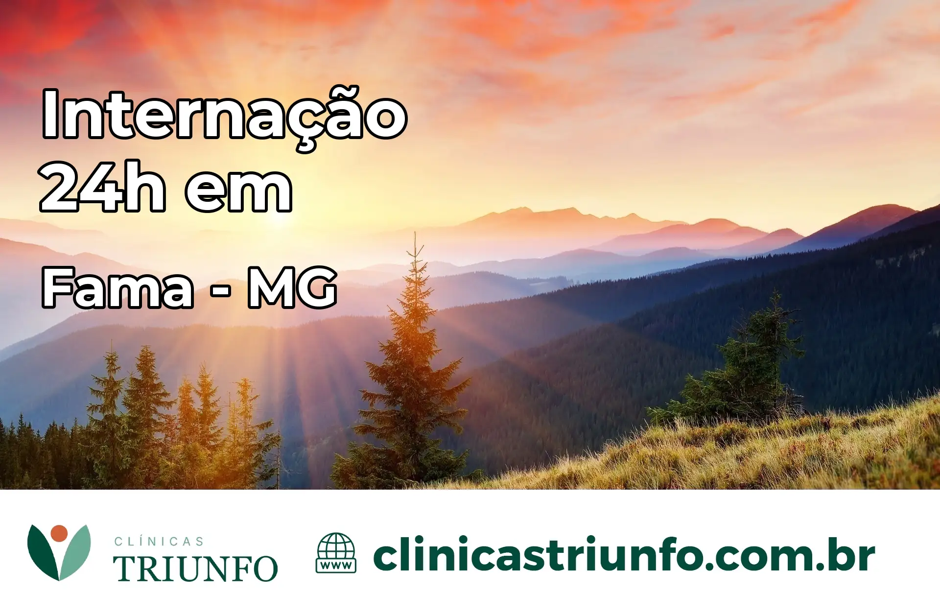 Internação 24 horas em Fama – MG