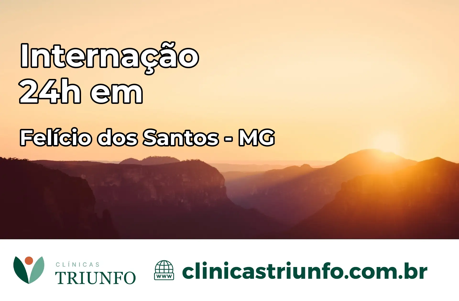 Internação 24 horas em Felício dos Santos – MG