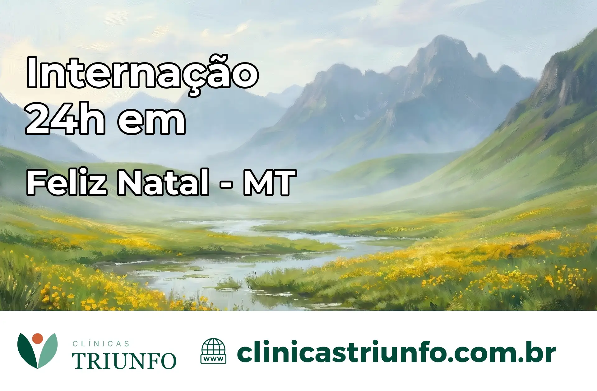 Internação 24 horas em Feliz Natal – MT