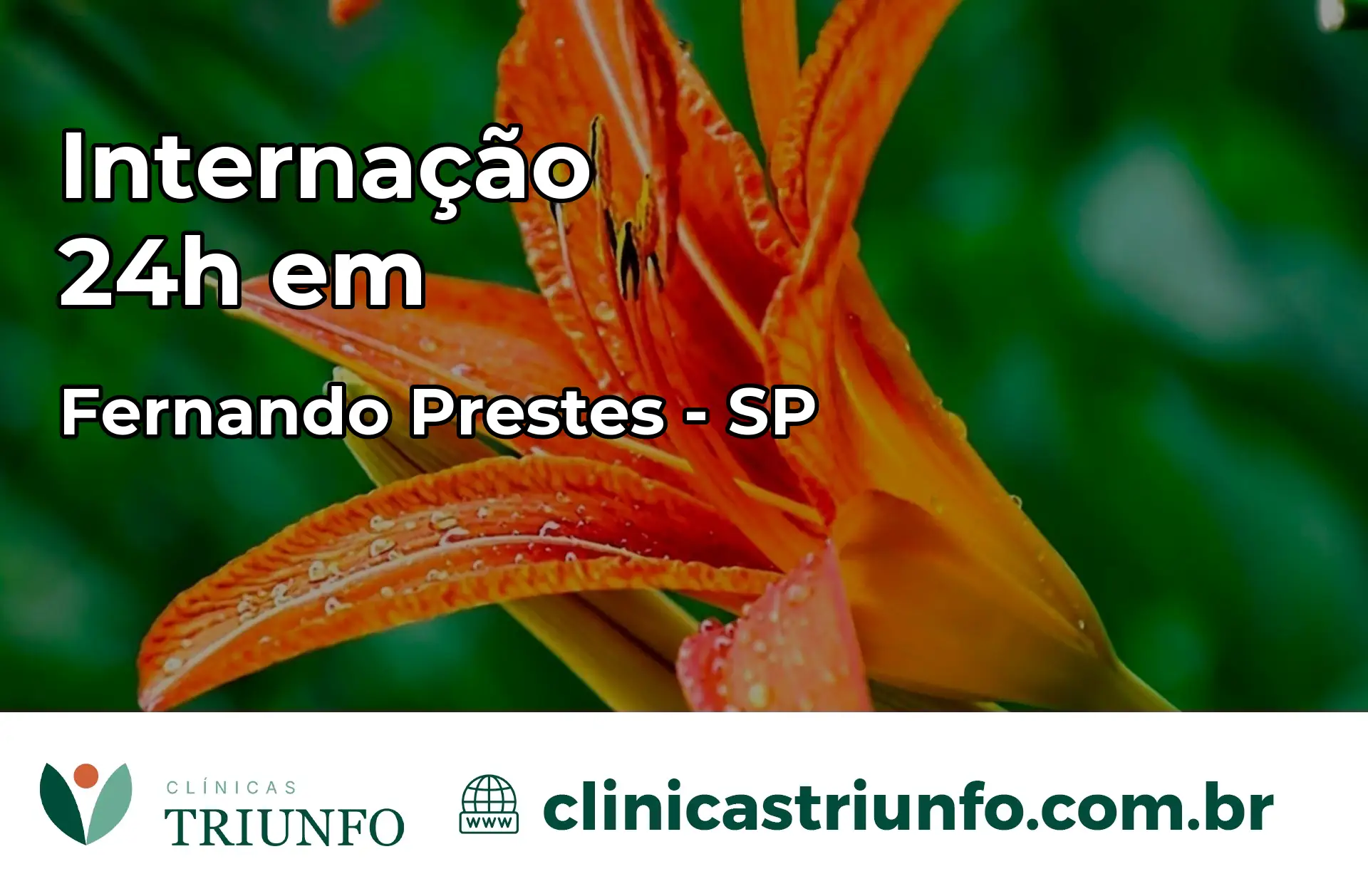 Internação 24 horas em Fernando Prestes – SP