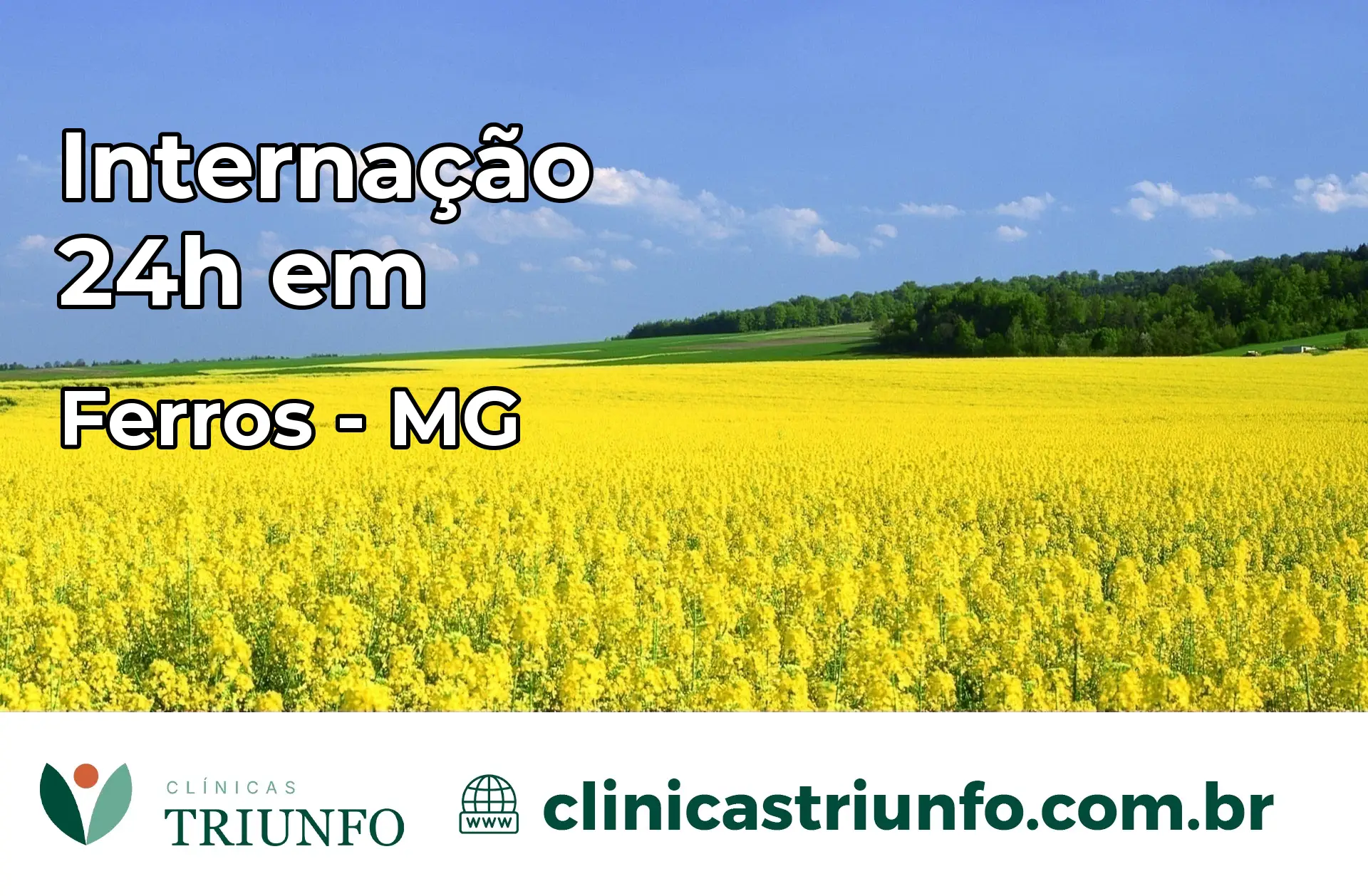 Internação 24 horas em Ferros – MG