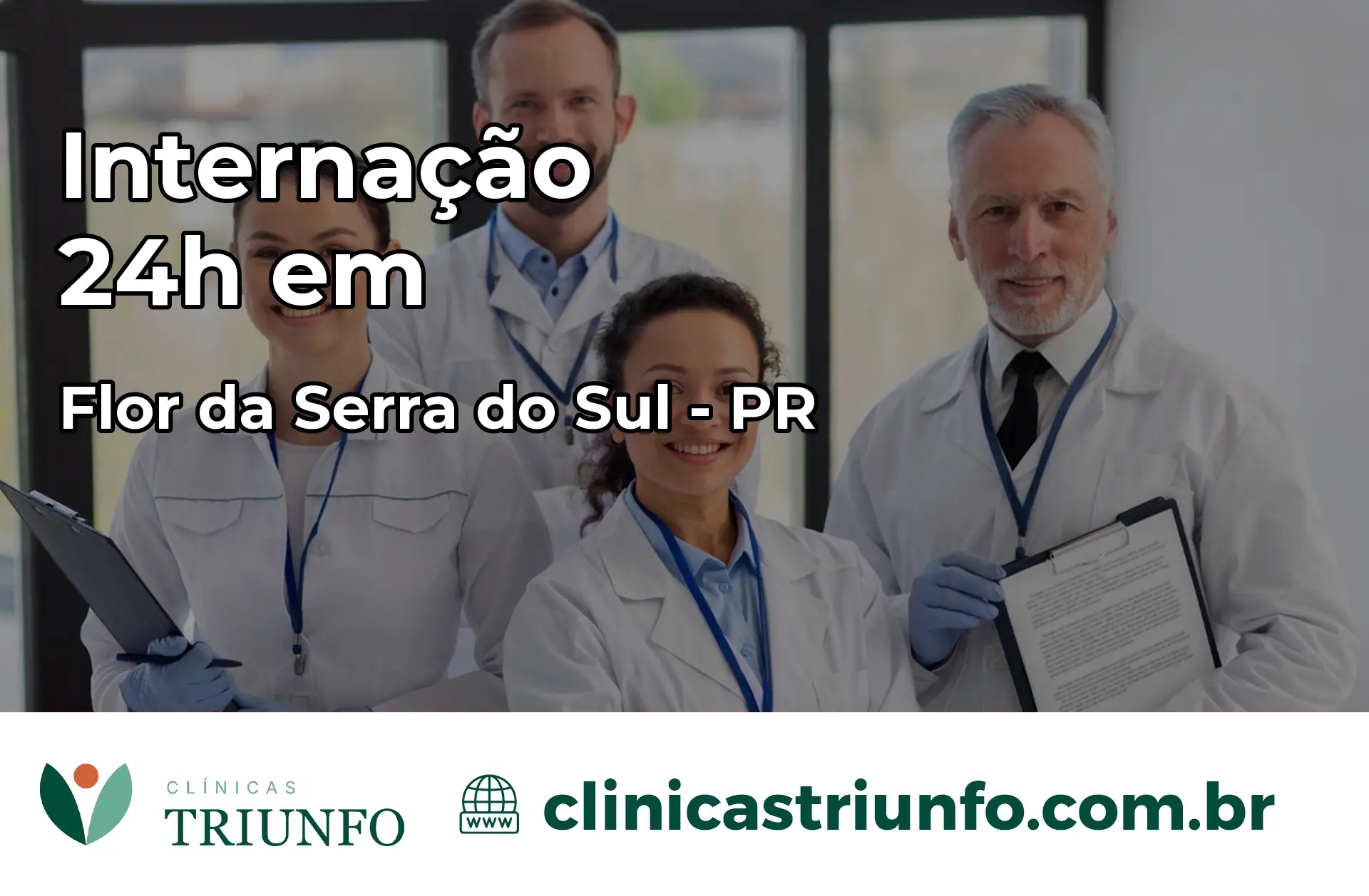 Internação 24 horas em Flor da Serra do Sul – PR