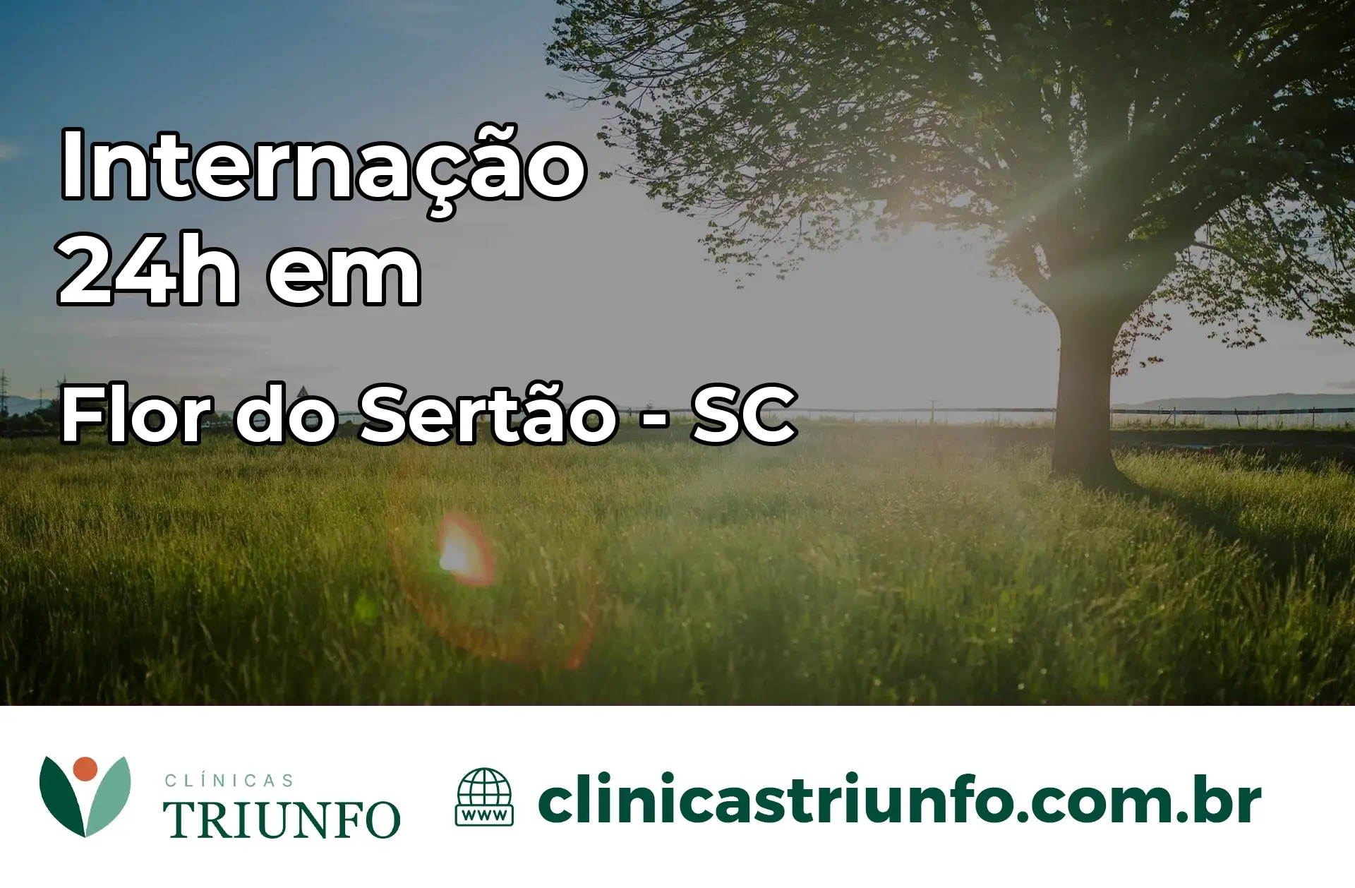 Internação 24 horas em Flor do Sertão – SC
