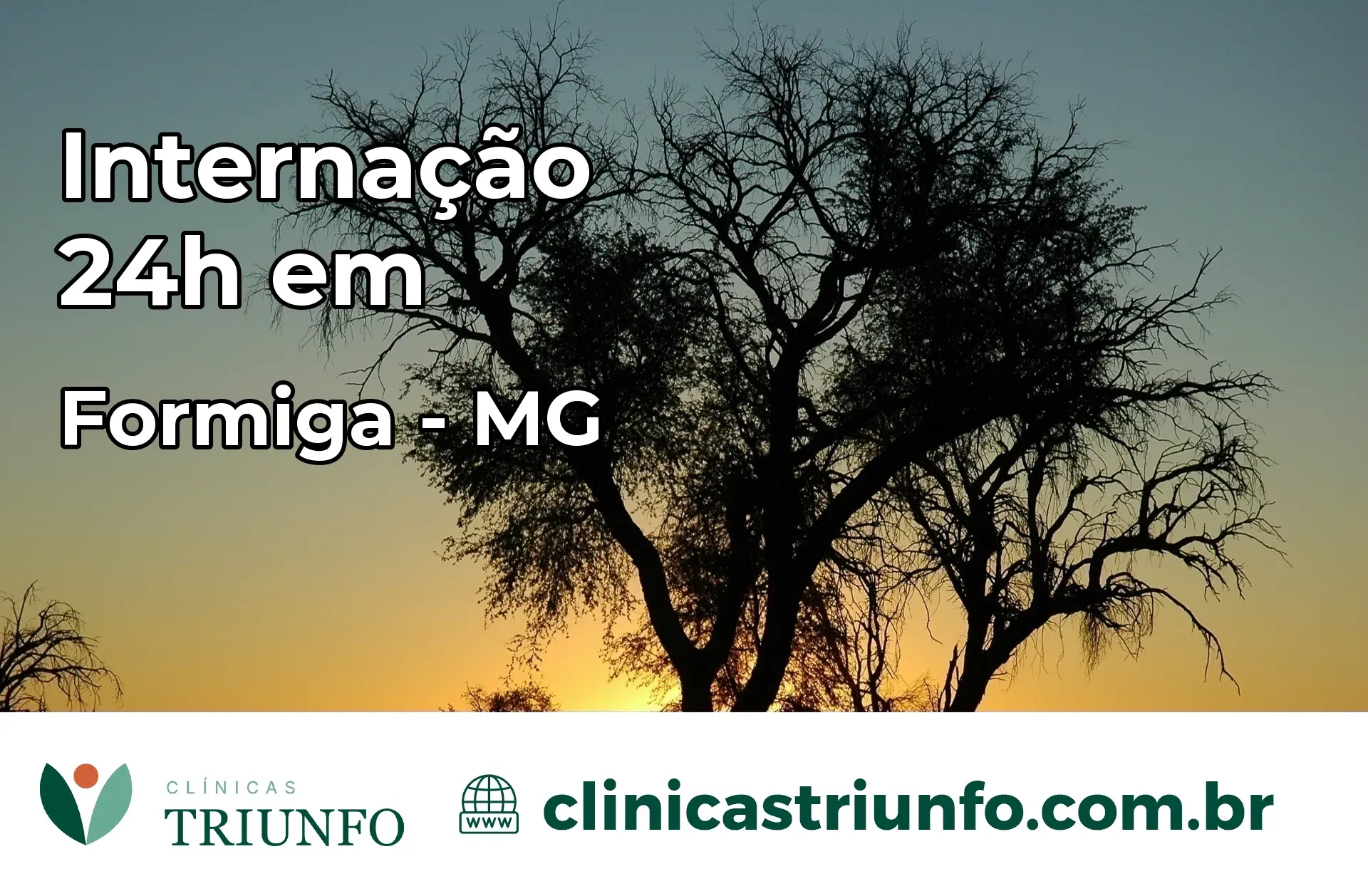 Internação 24 horas em Formiga – MG