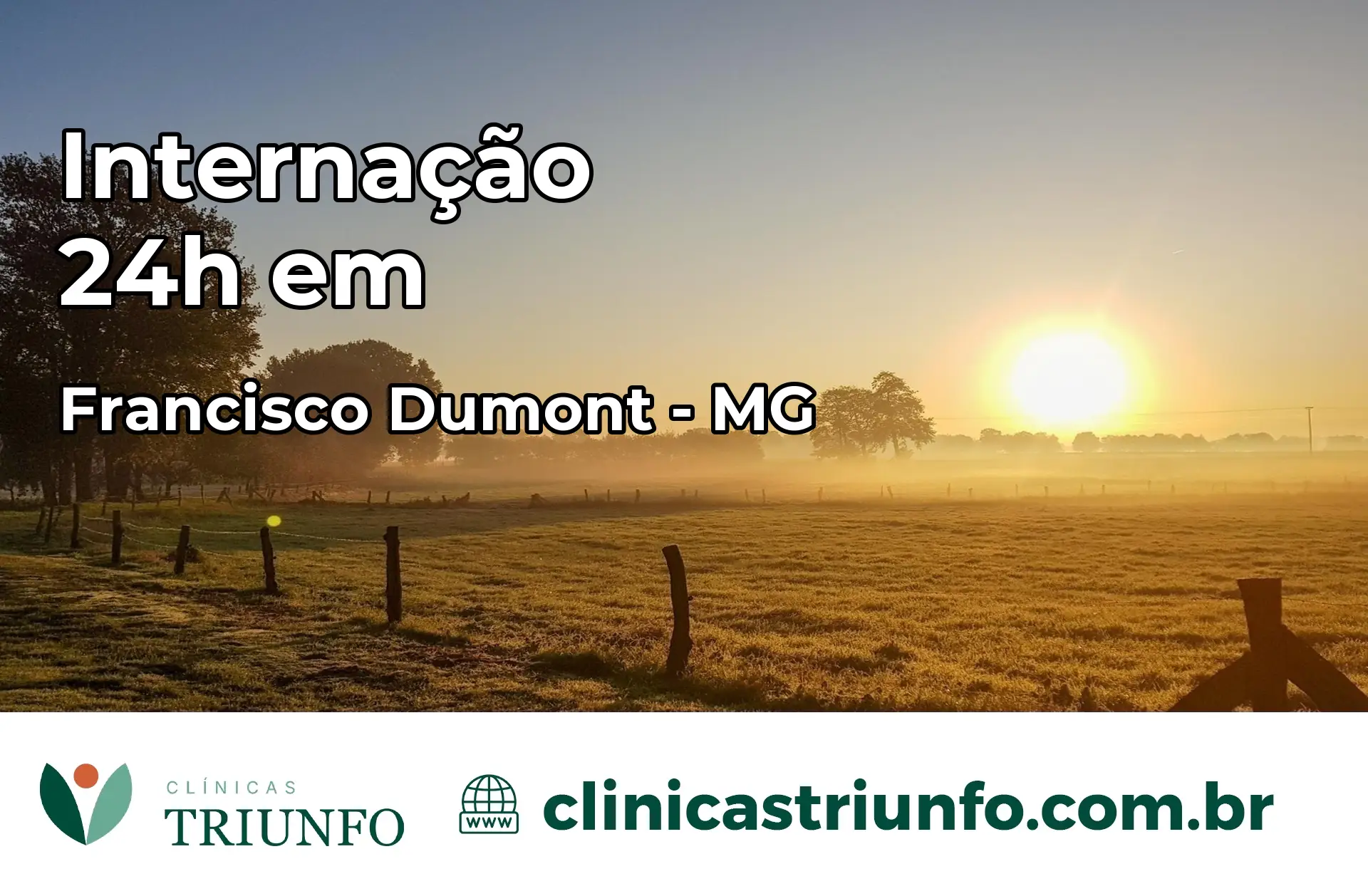Internação 24 horas em Francisco Dumont – MG