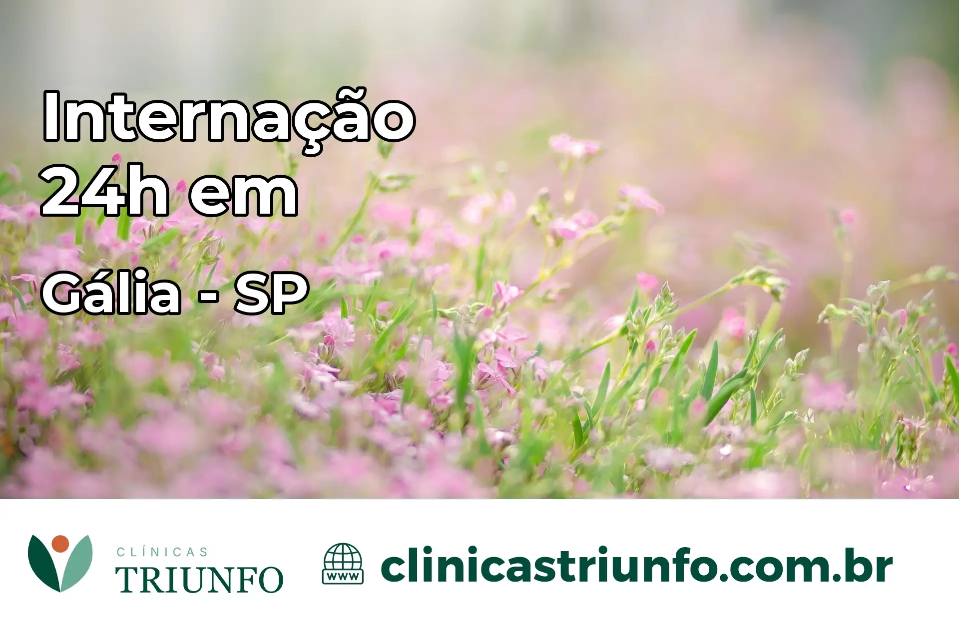 Internação 24 horas em Gália – SP