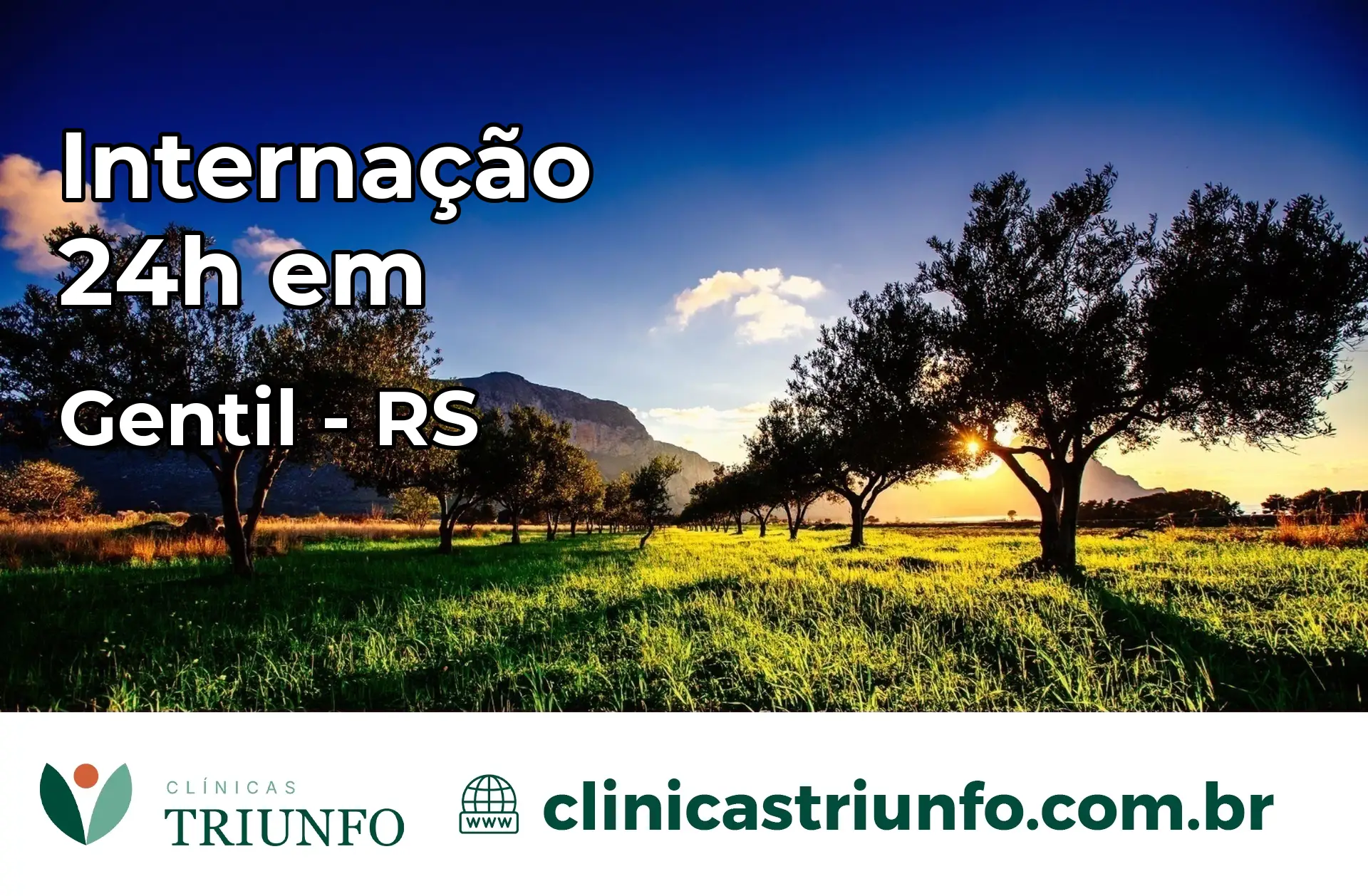 Internação 24 horas em Gentil – RS