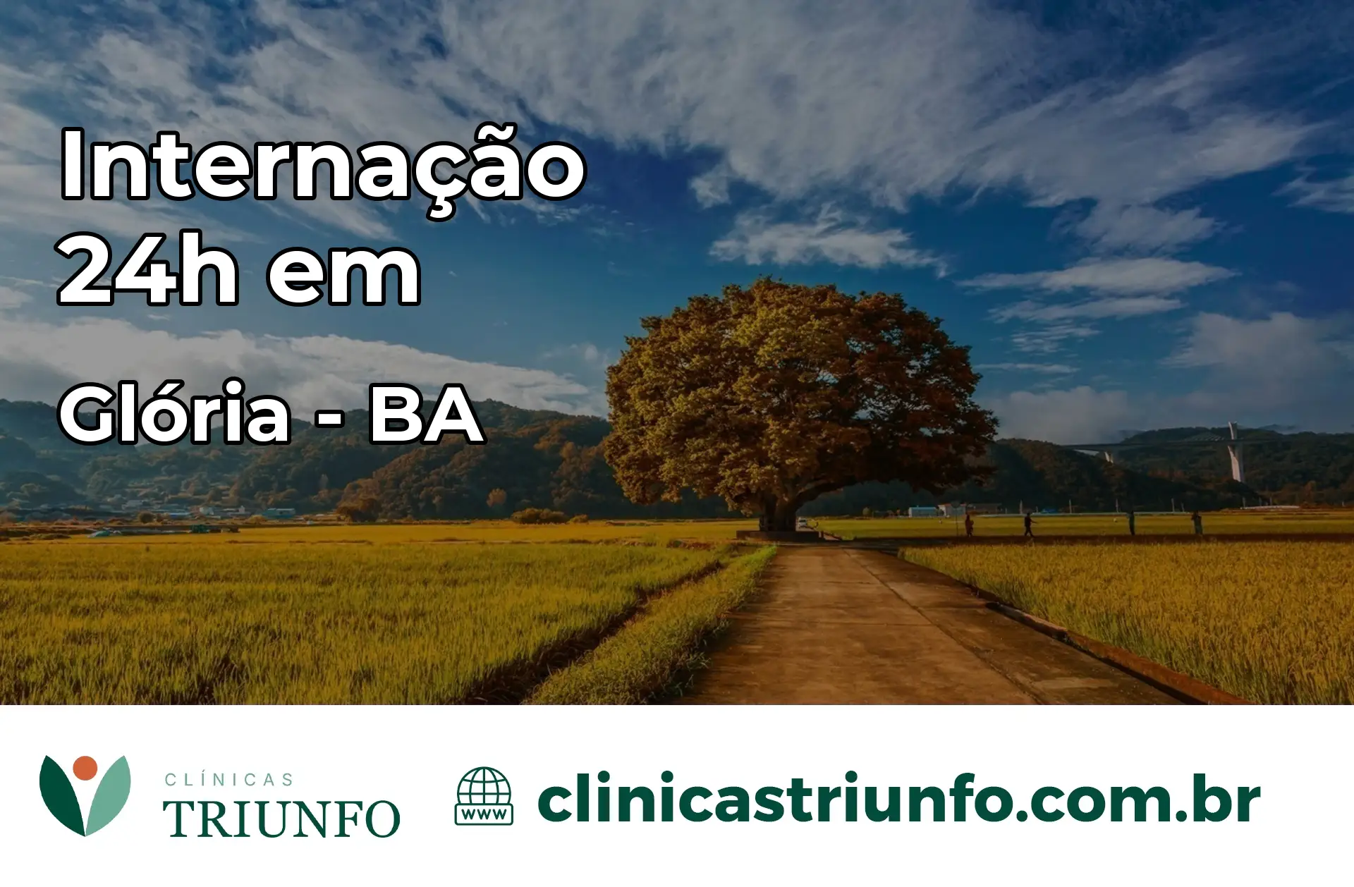 Internação 24 horas em Glória – BA