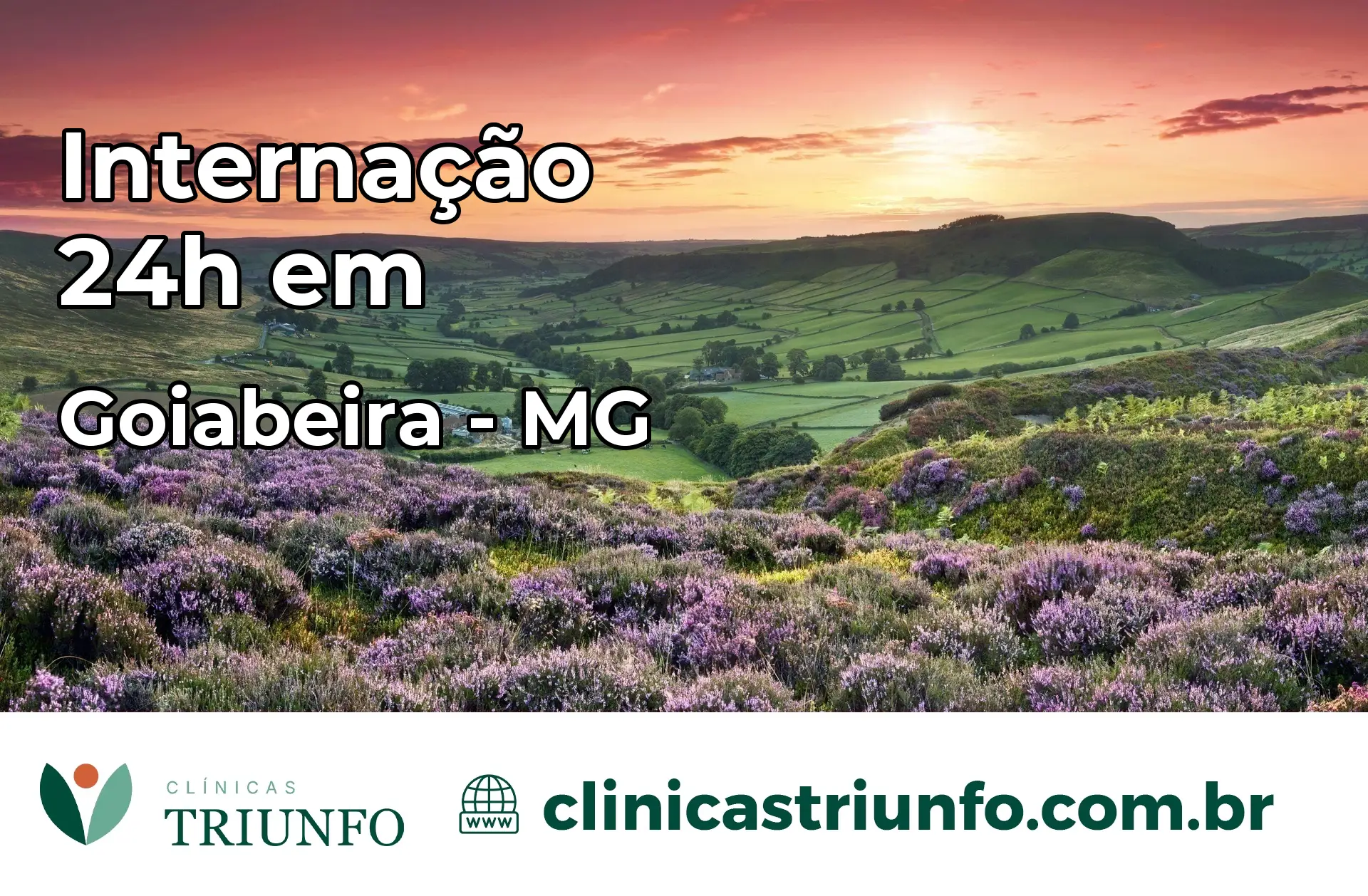 Internação 24 horas em Goiabeira – MG