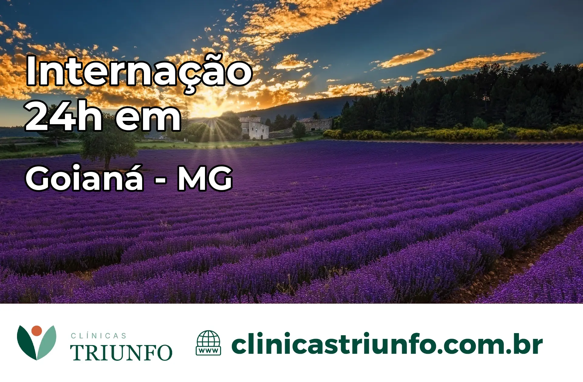 Internação 24 horas em Goianá – MG