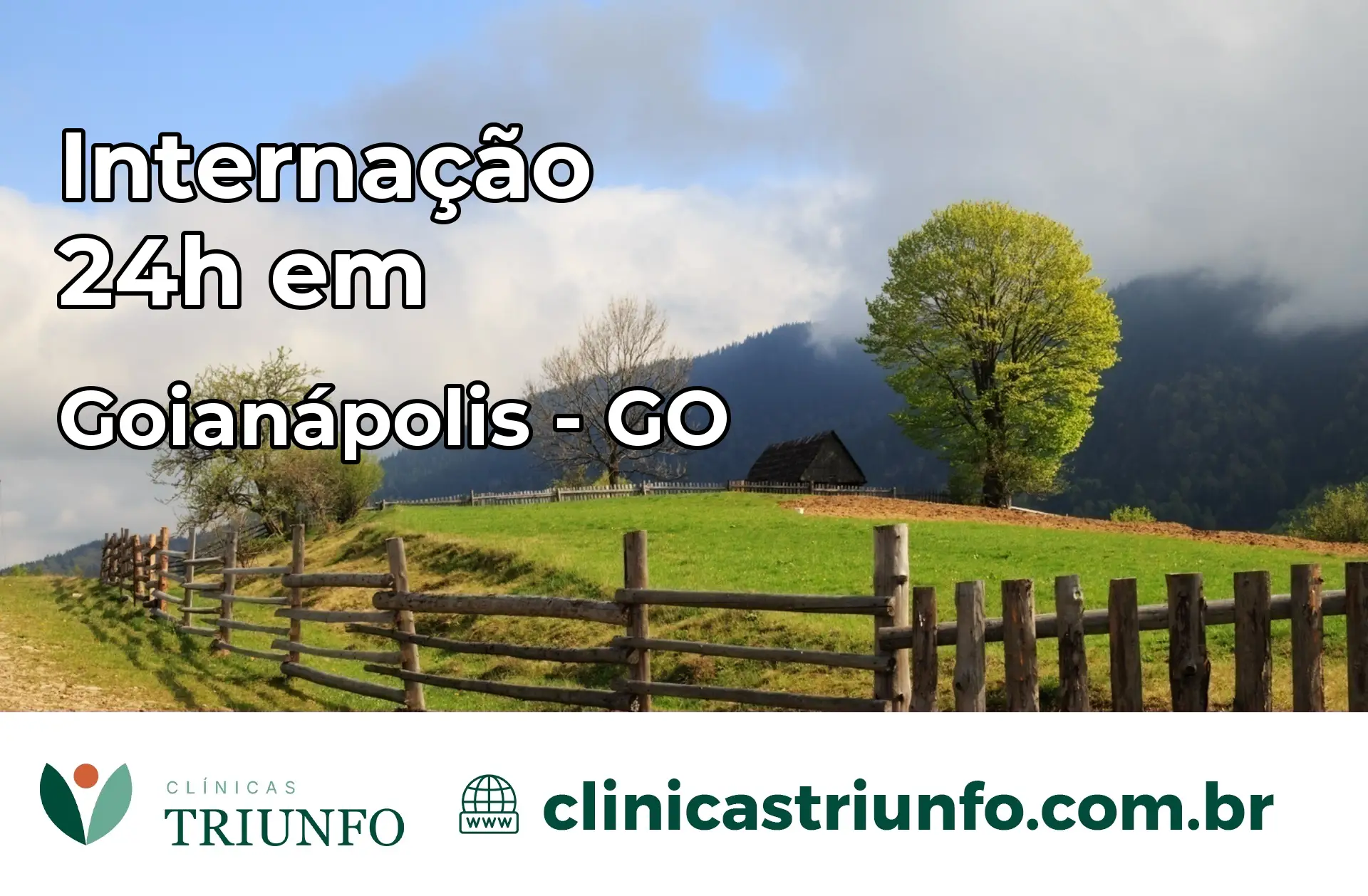 Internação 24 horas em Goianápolis – GO