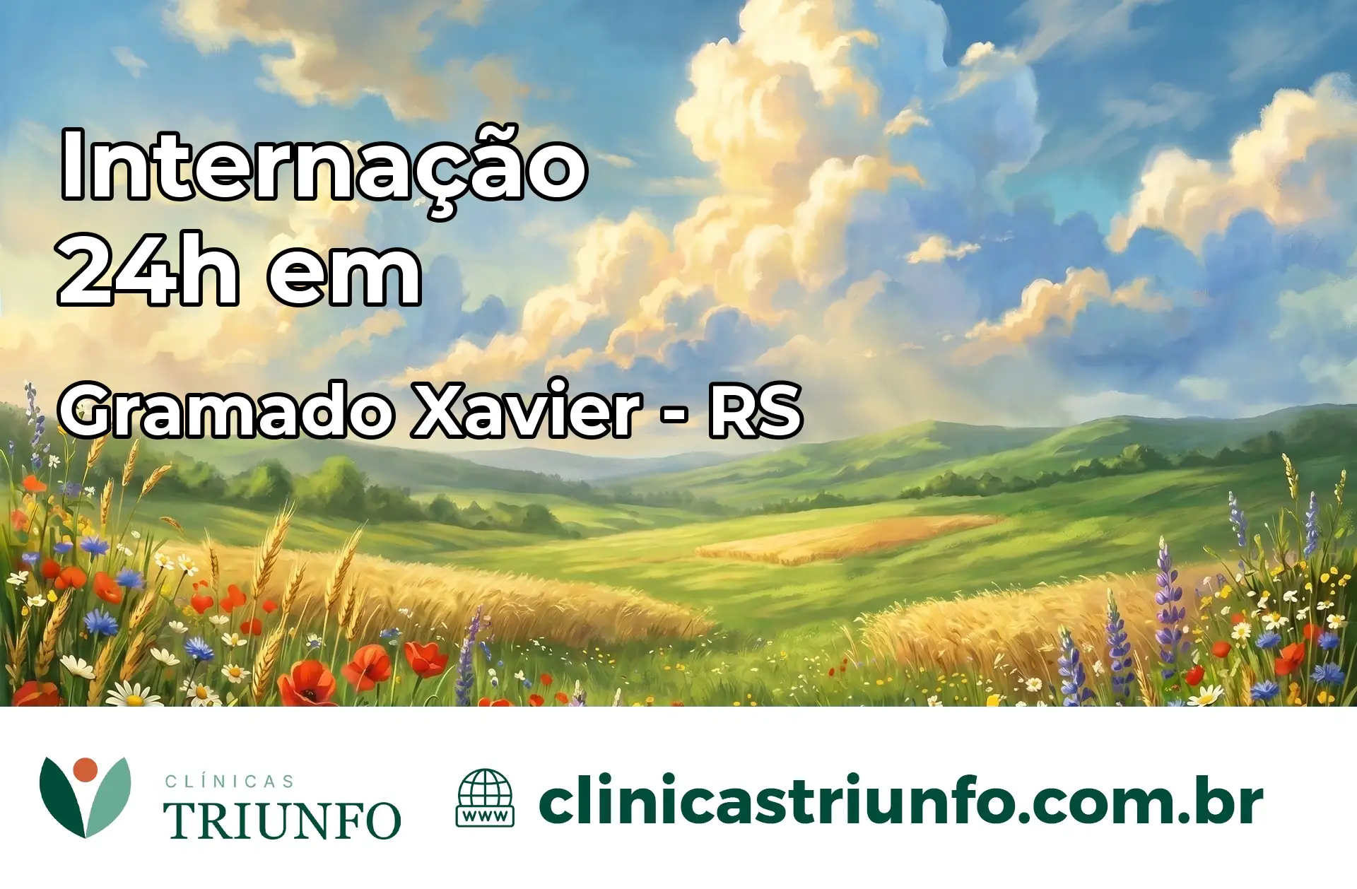 Internação 24 horas em Gramado Xavier – RS