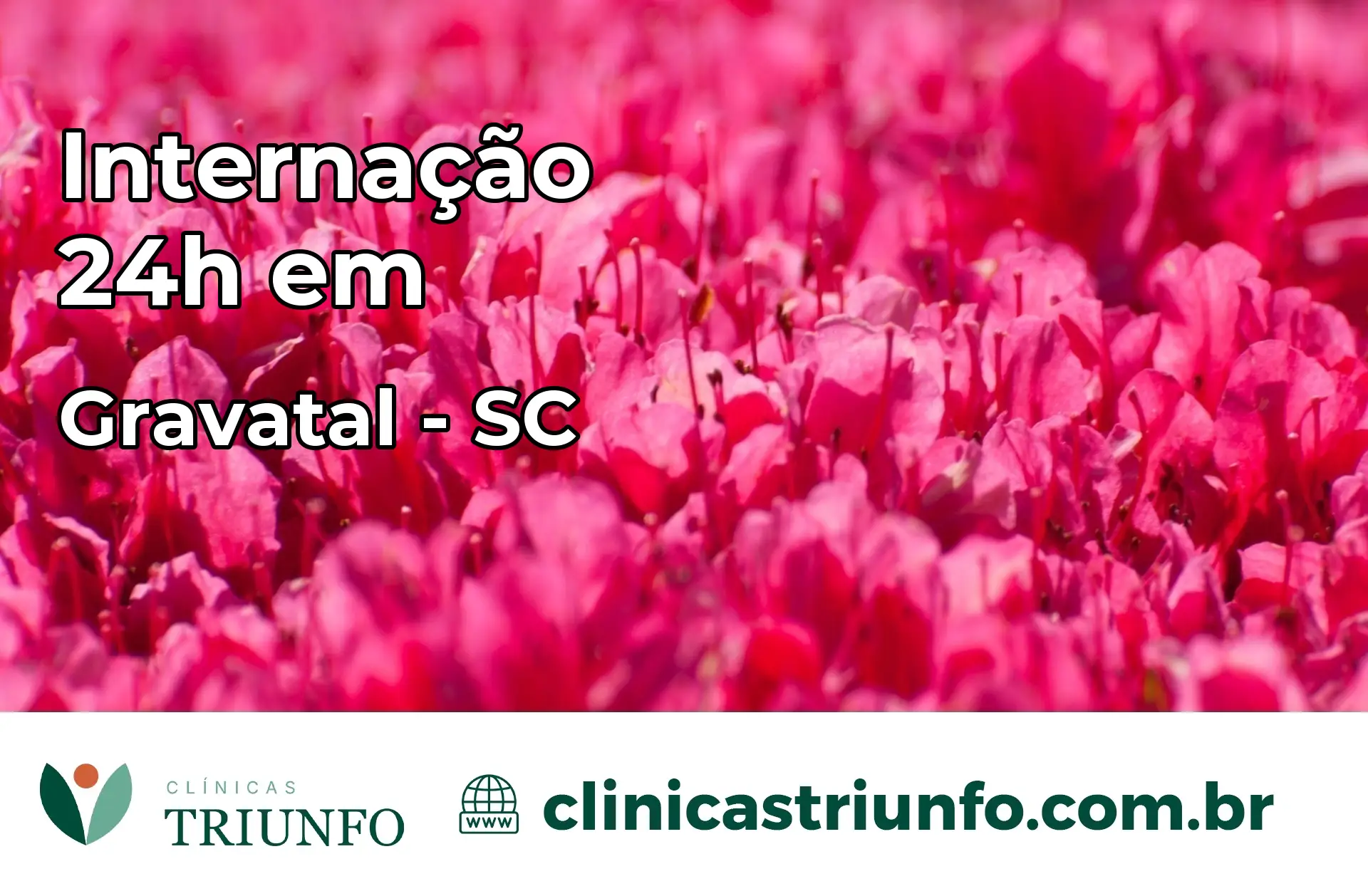 Internação 24 horas em Gravatal – SC
