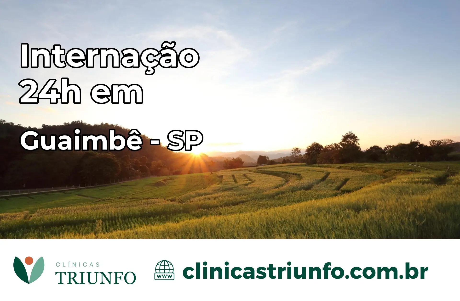 Internação 24 horas em Guaimbê – SP