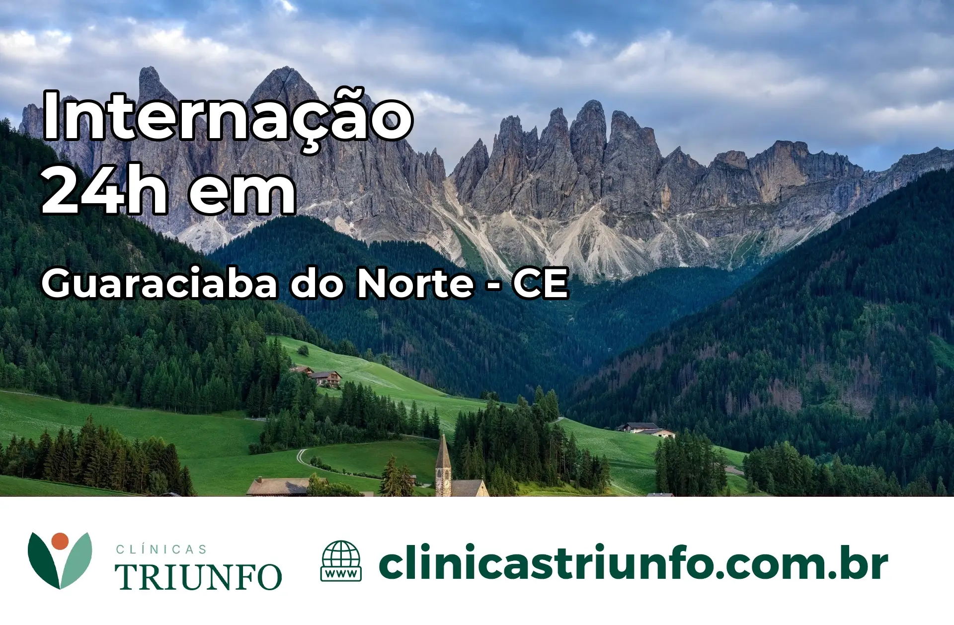Internação 24 horas em Guaraciaba do Norte – CE