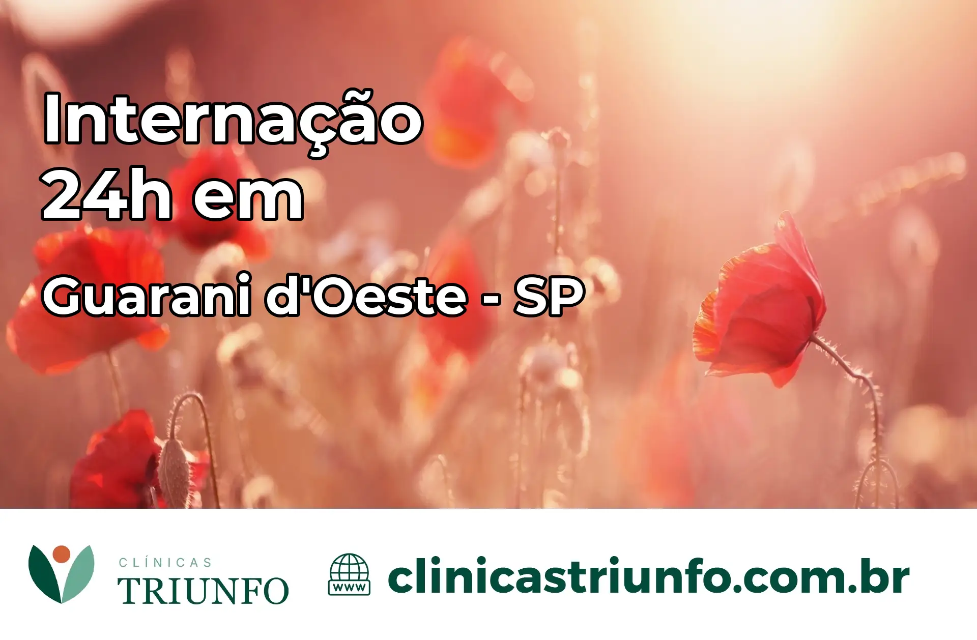 Internação 24 horas em Guarani d'Oeste – SP