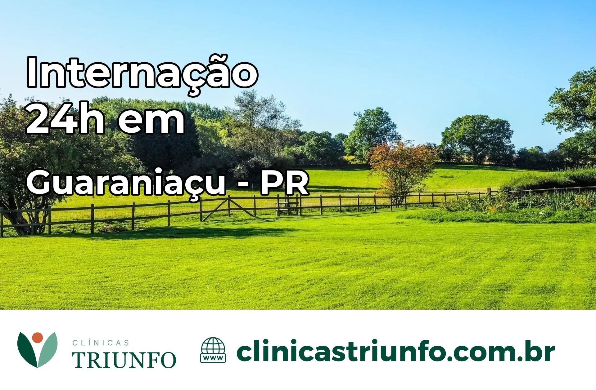 Internação 24 horas em Guaraniaçu – PR