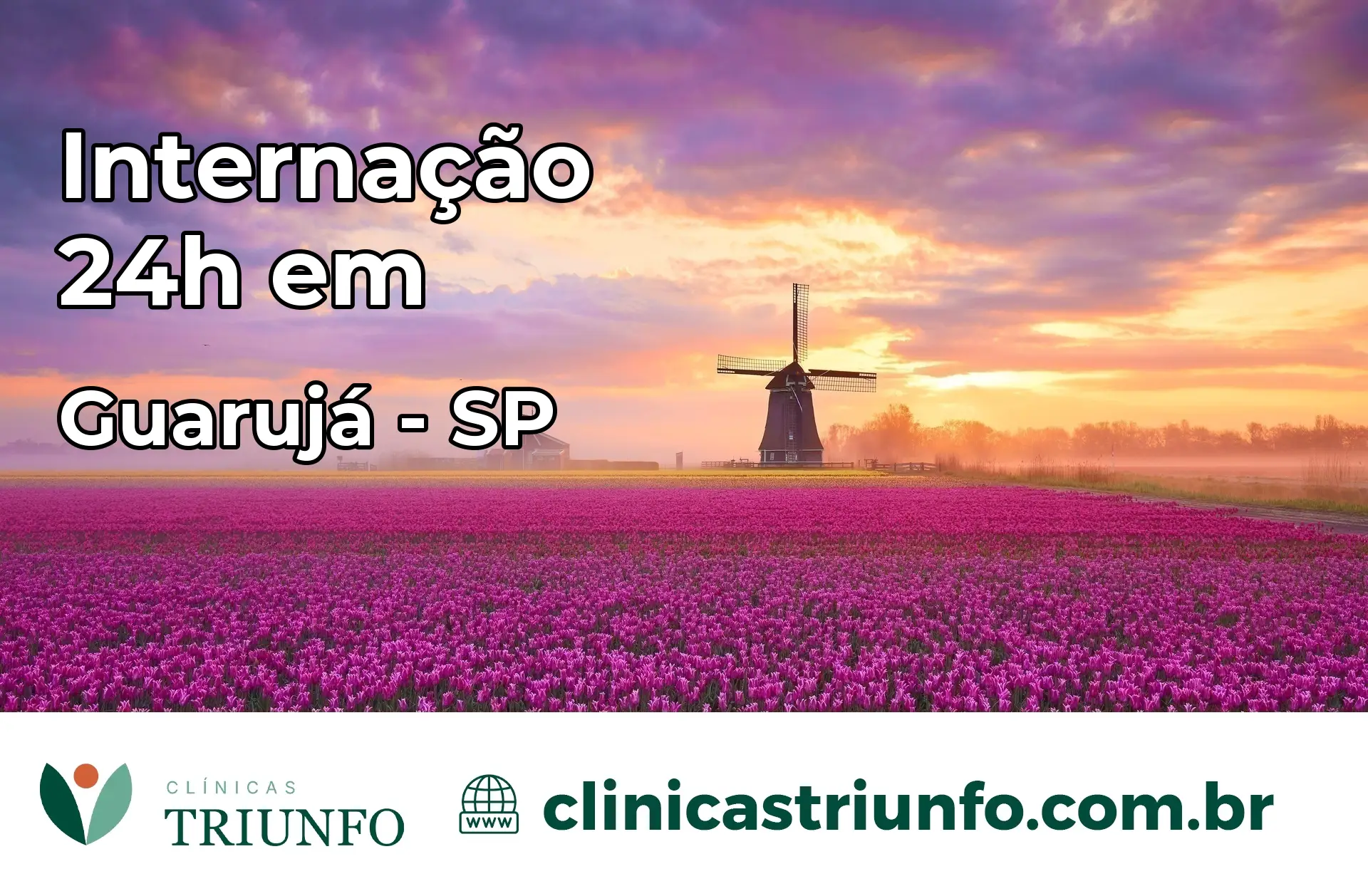 Internação 24 horas em Guarujá – SP