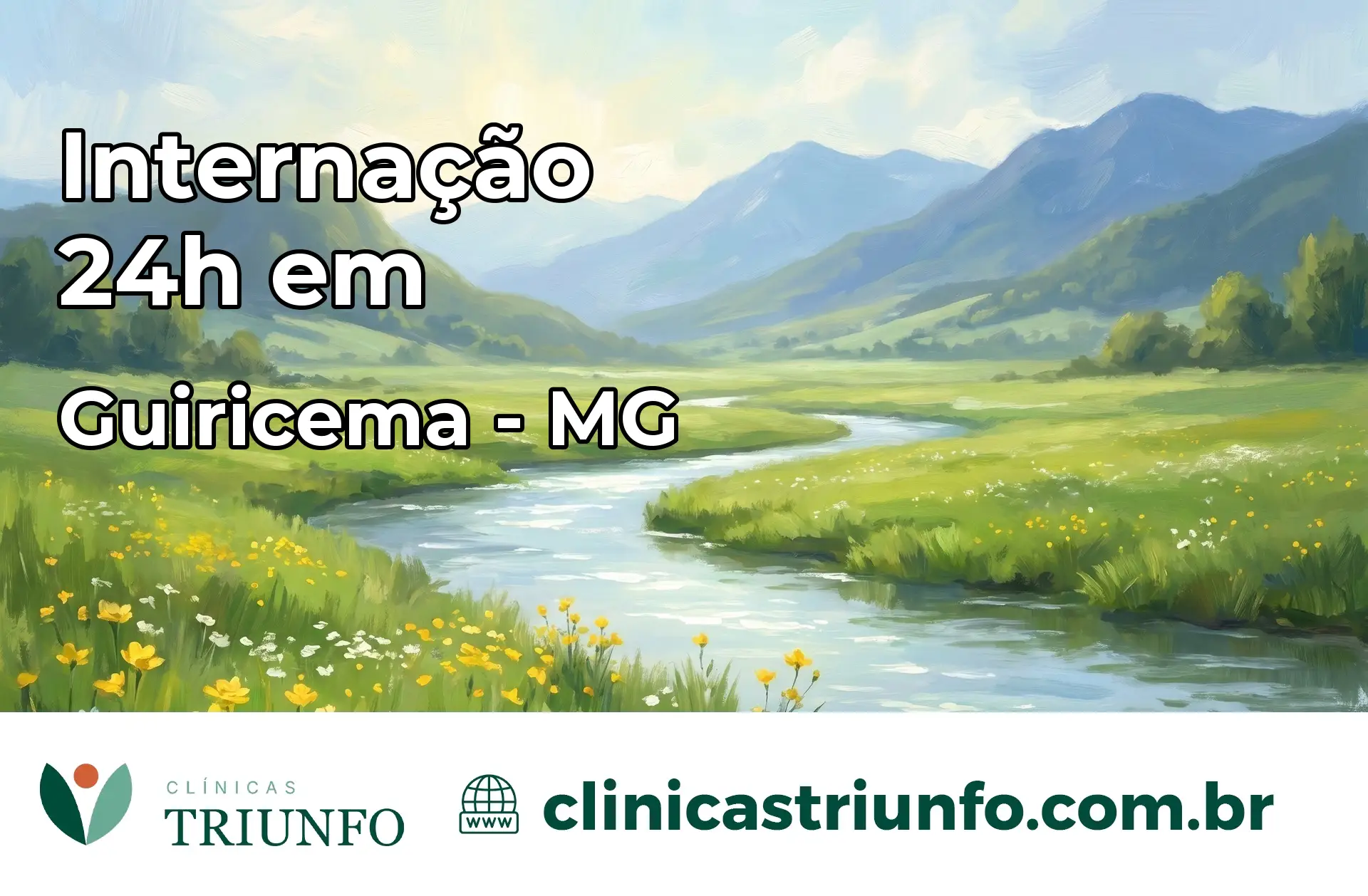 Internação 24 horas em Guiricema – MG