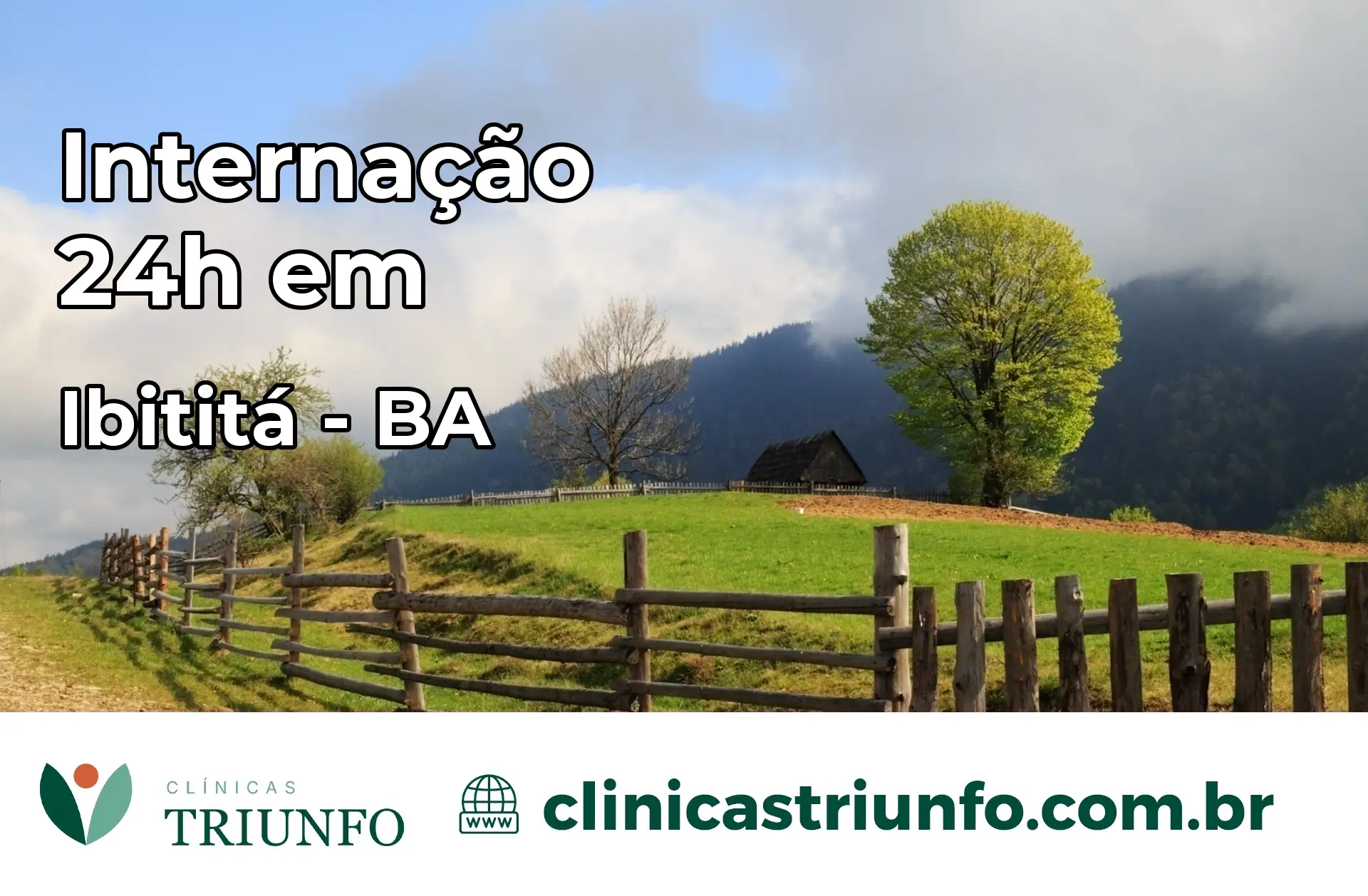 Internação 24 horas em Ibititá – BA