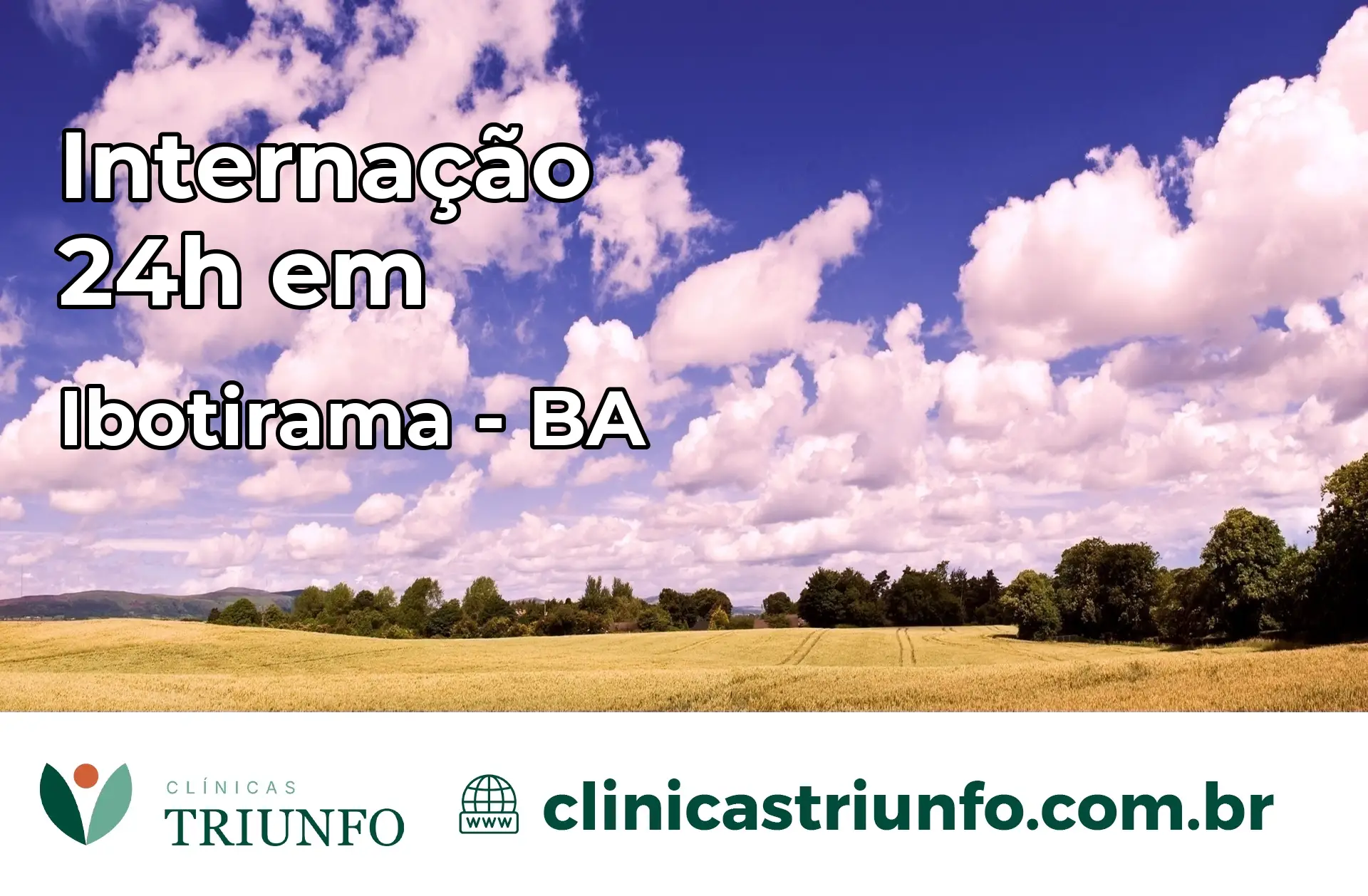 Internação 24 horas em Ibotirama – BA