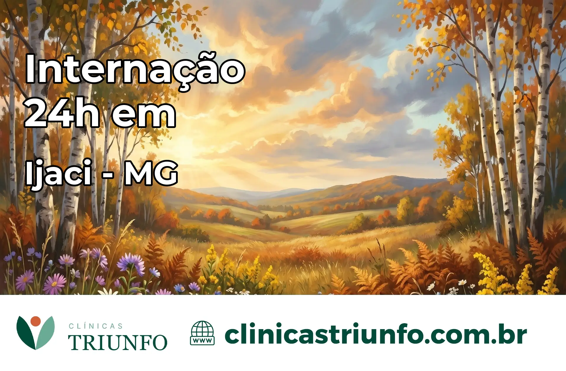Internação 24 horas em Ijaci – MG
