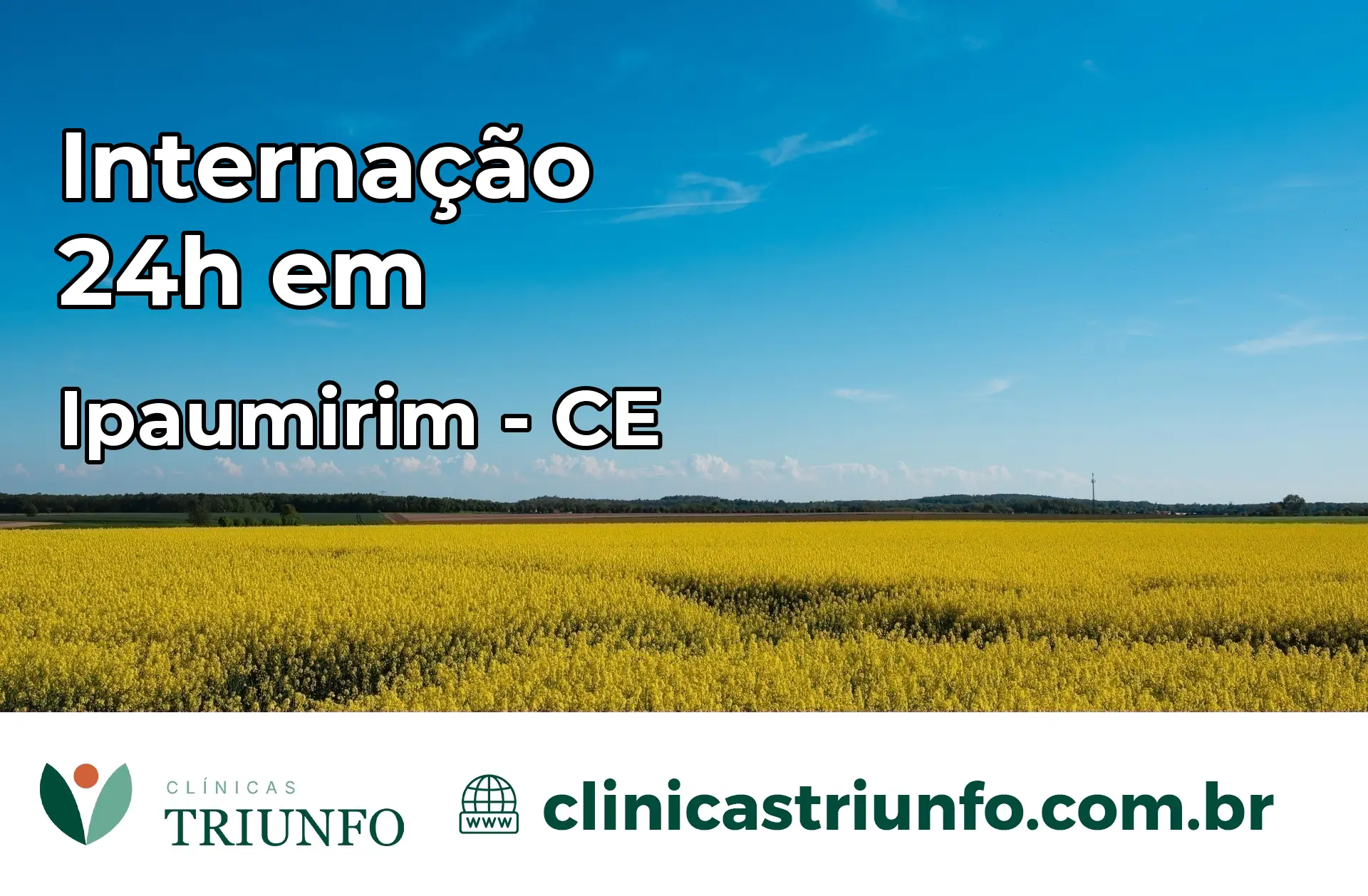 Internação 24 horas em Ipaumirim – CE