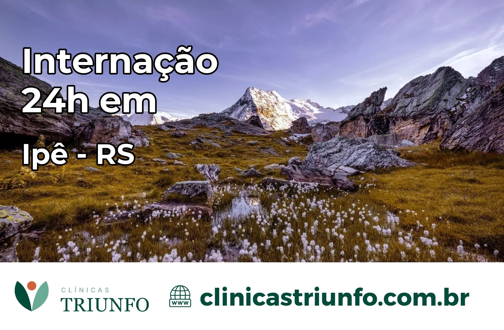 Internação 24 horas em Ipê – RS