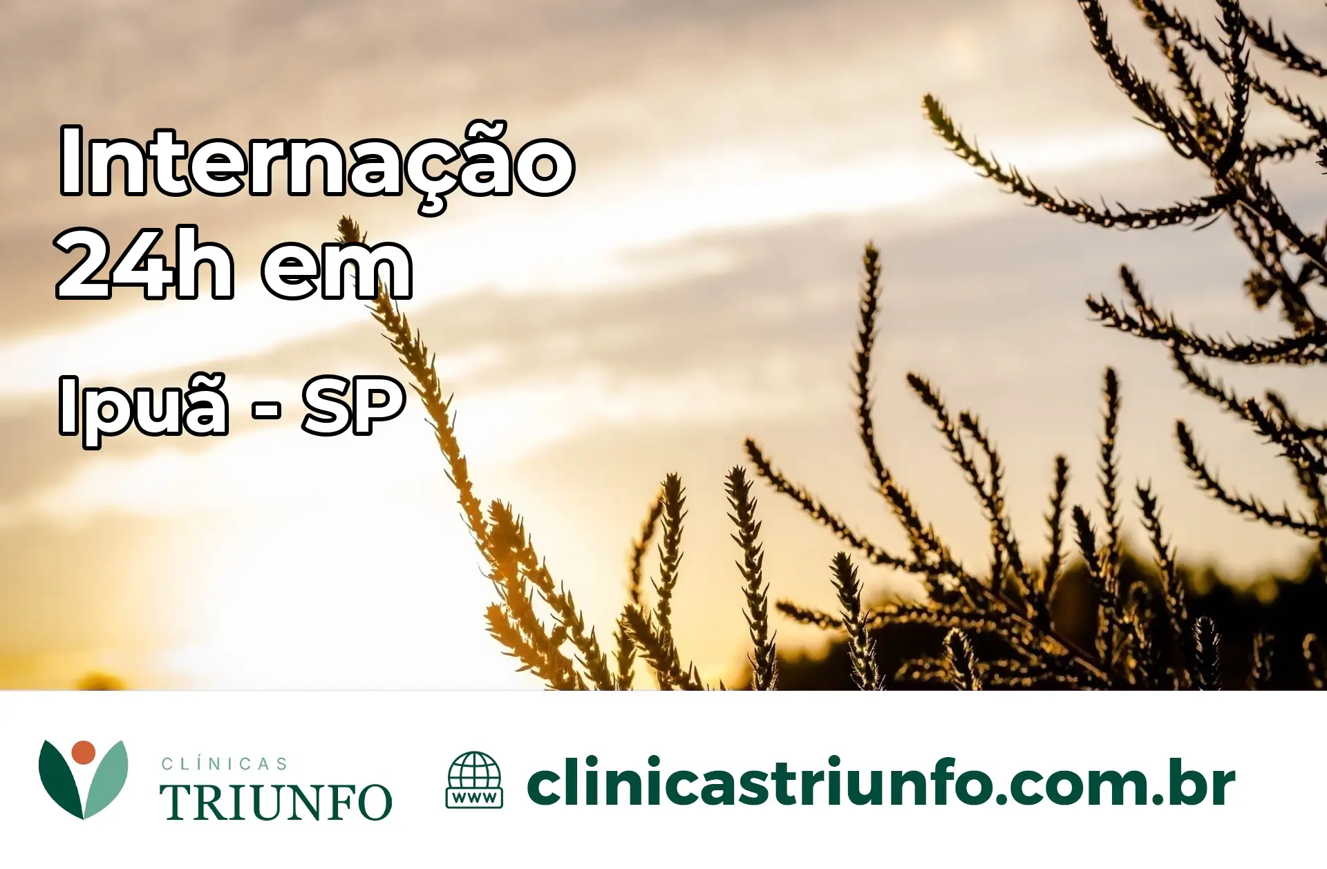 Internação 24 horas em Ipuã – SP