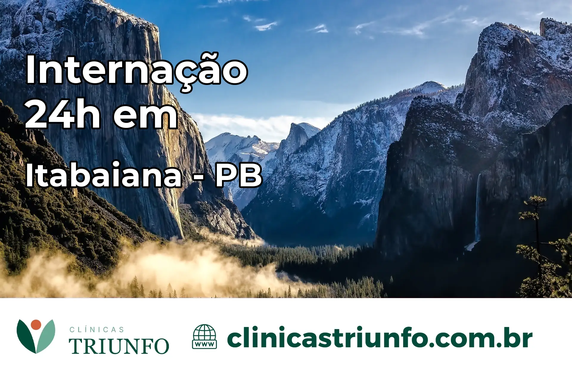 Internação 24 horas em Itabaiana – PB
