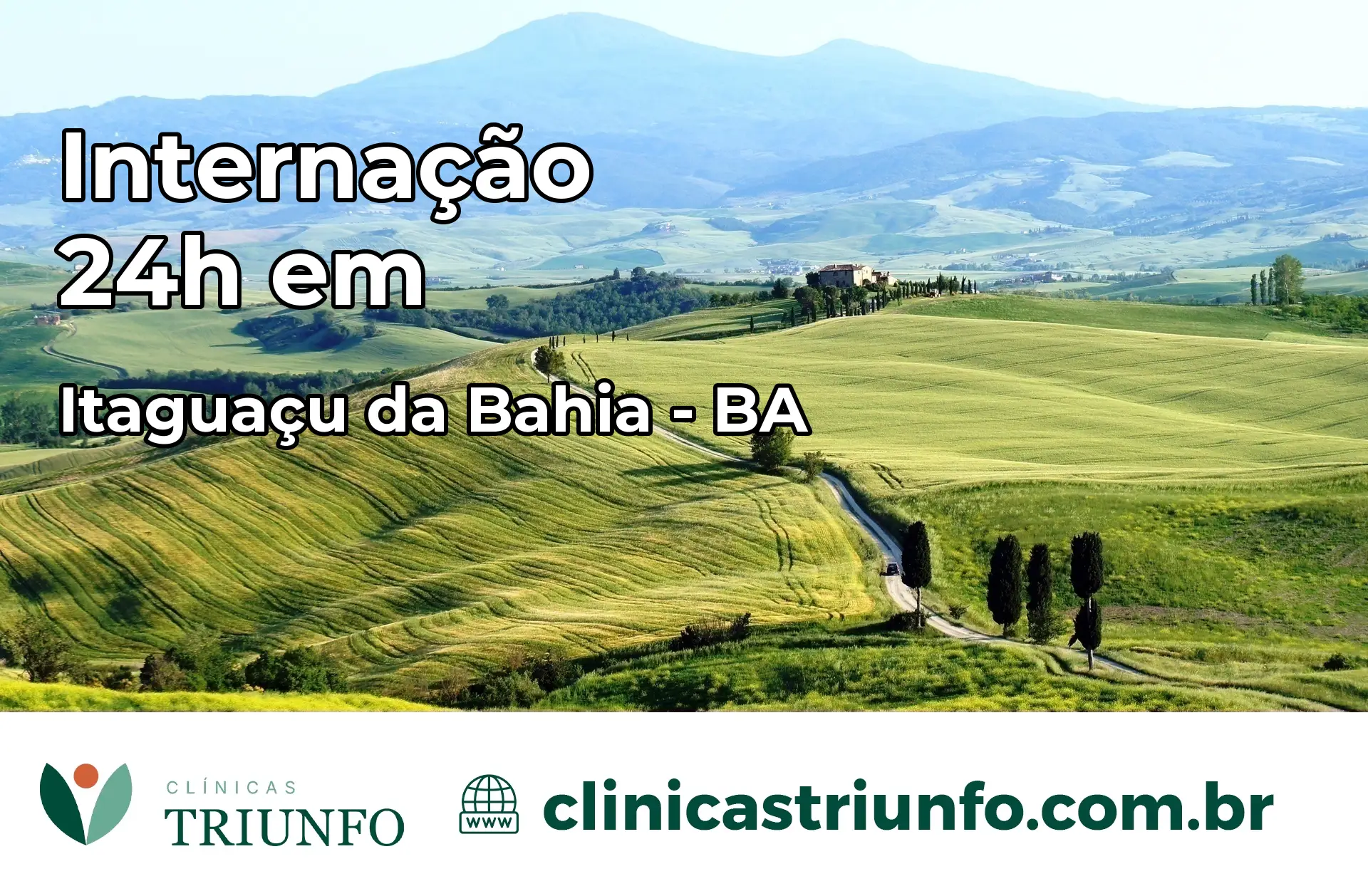 Internação 24 horas em Itaguaçu da Bahia – BA