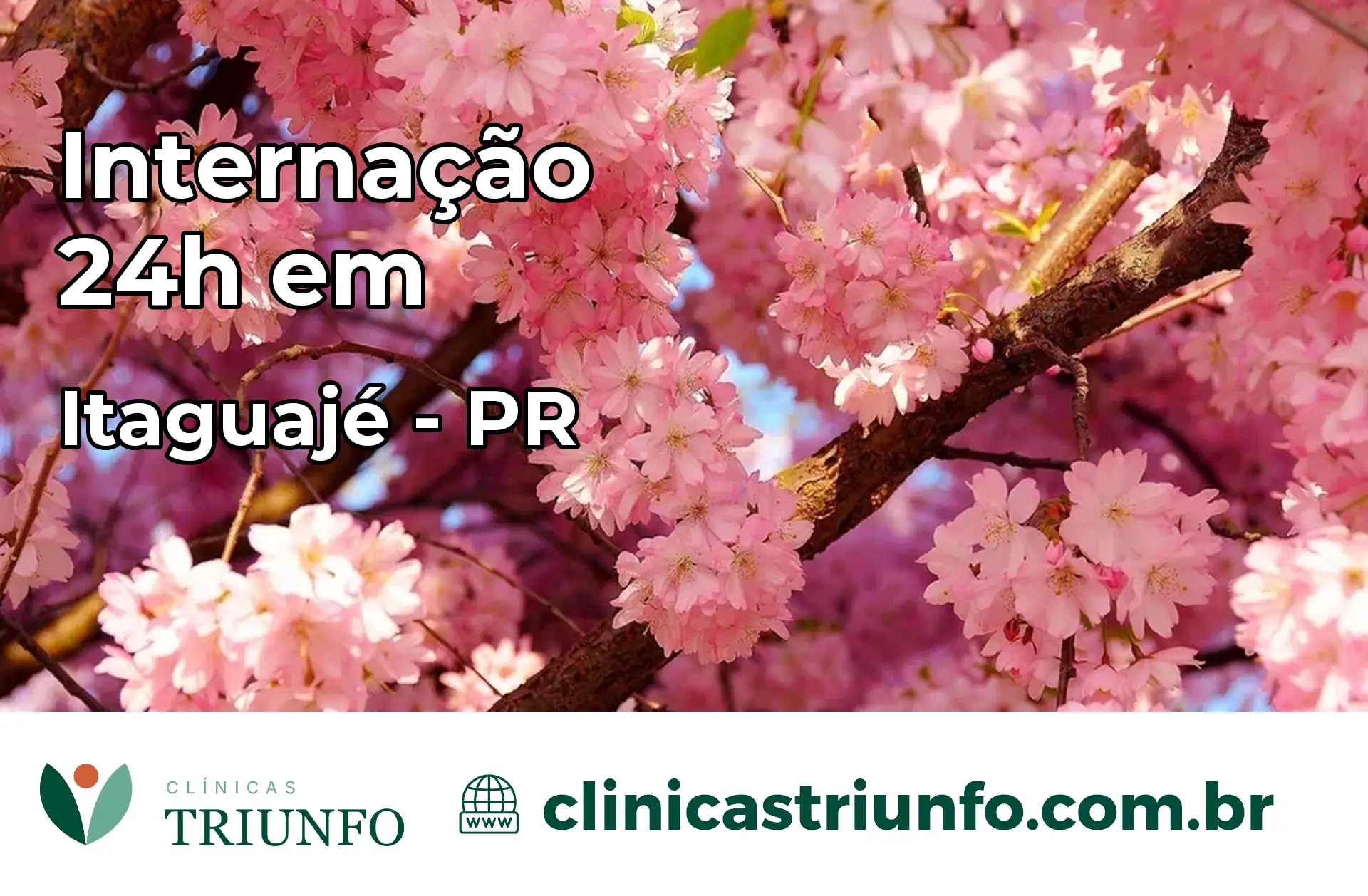 Internação 24 horas em Itaguajé – PR