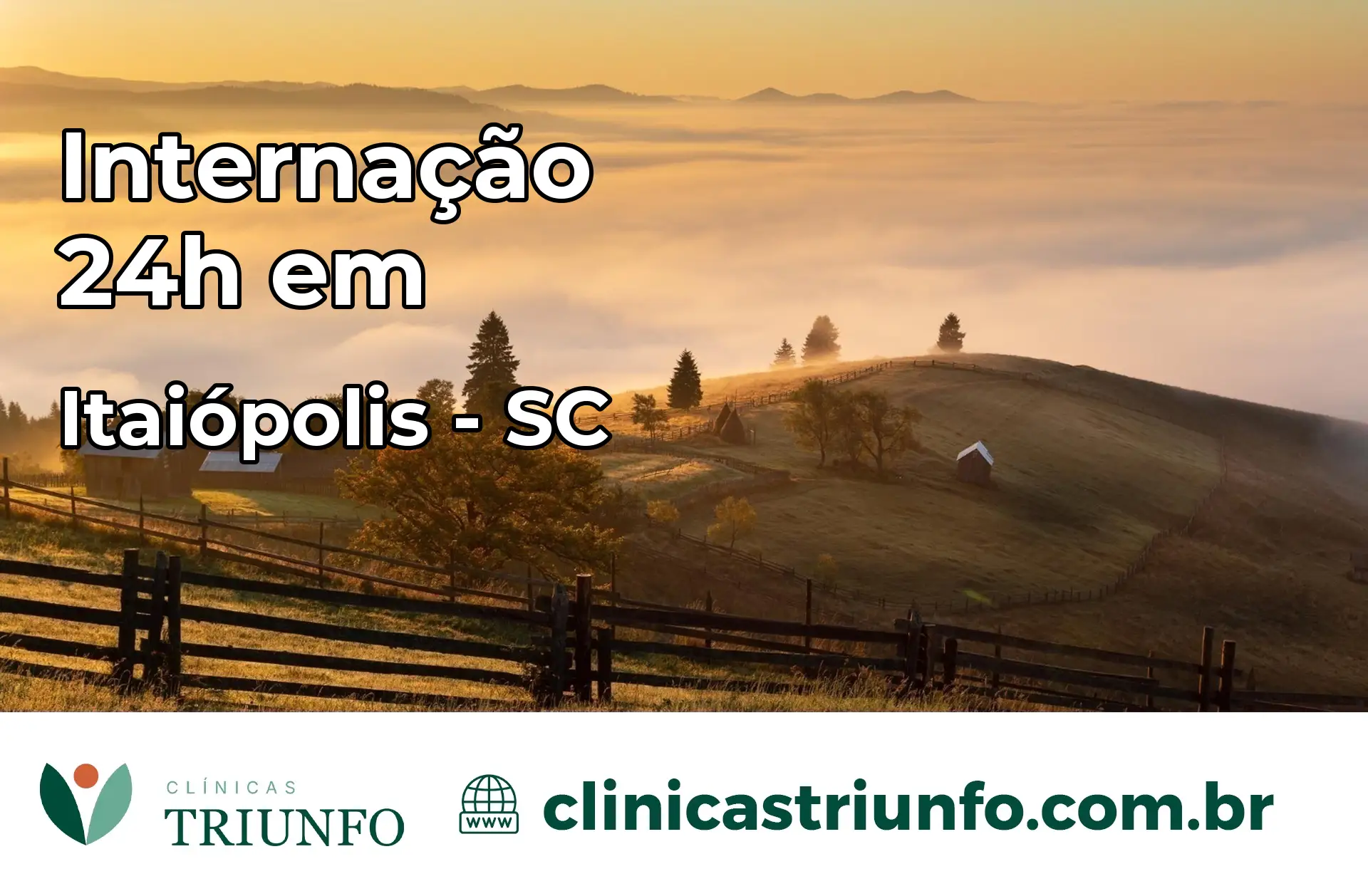Internação 24 horas em Itaiópolis – SC