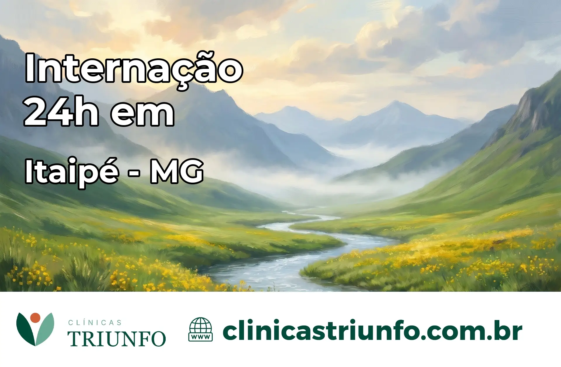 Internação 24 horas em Itaipé – MG