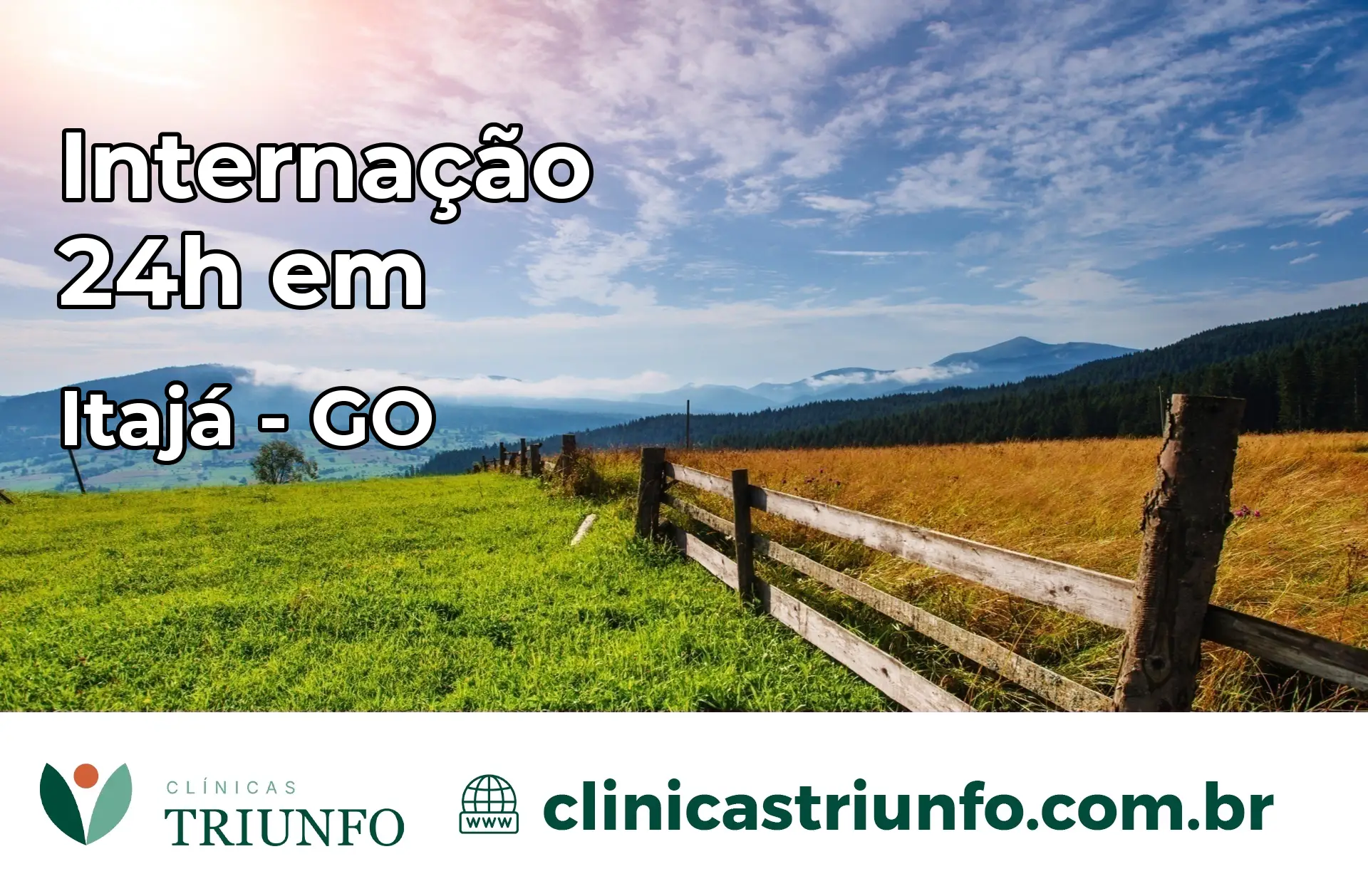 Internação 24 horas em Itajá – GO
