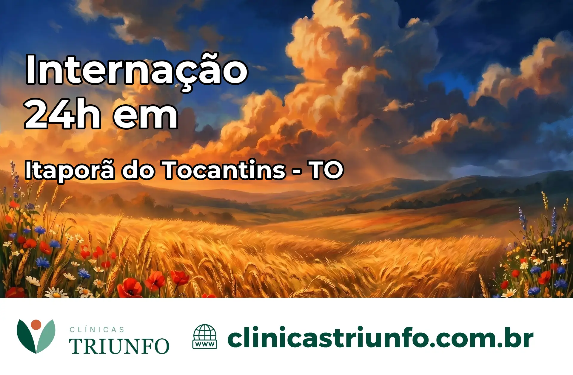 Internação 24 horas em Itaporã do Tocantins – TO