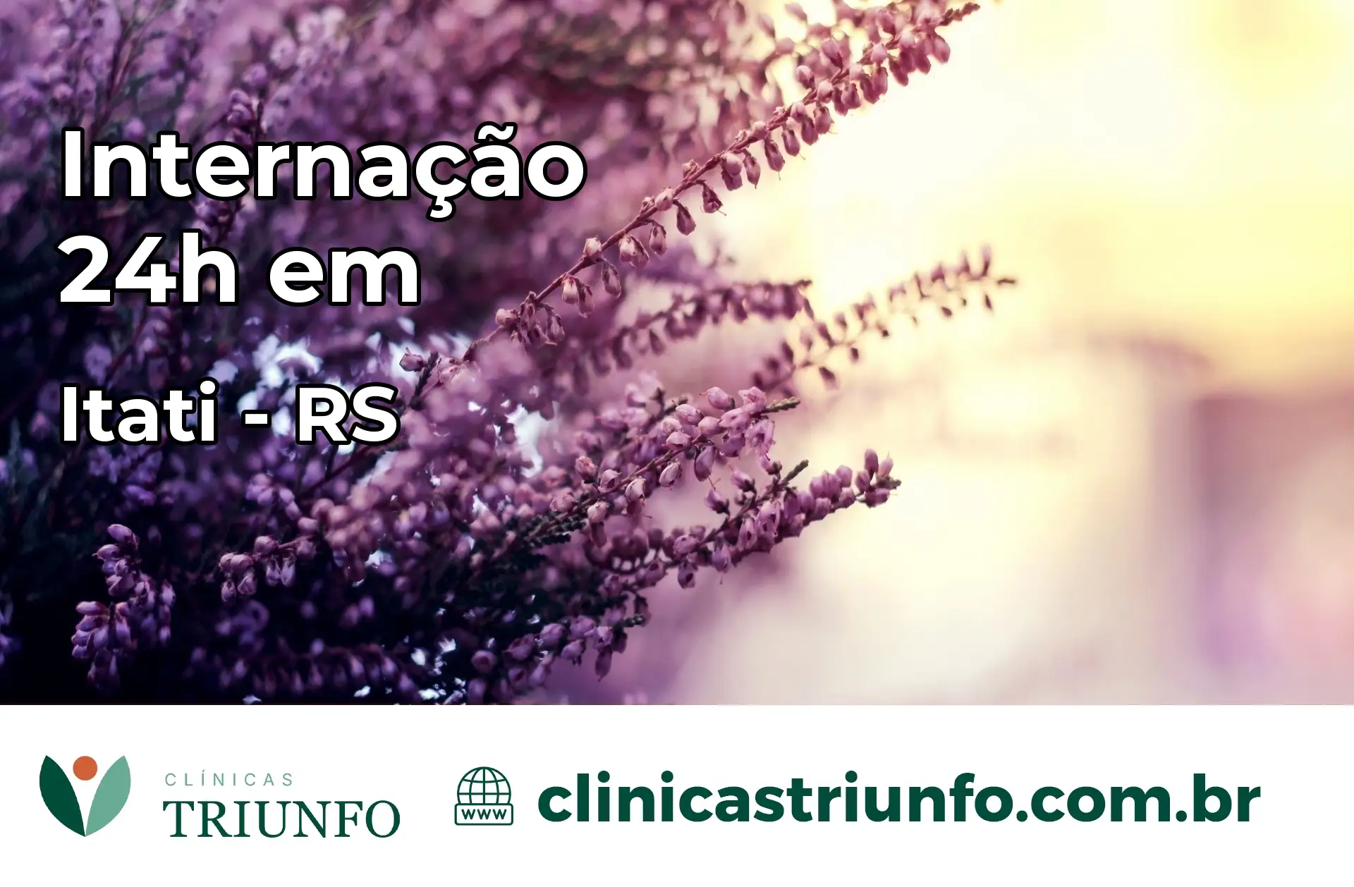 Internação 24 horas em Itati – RS