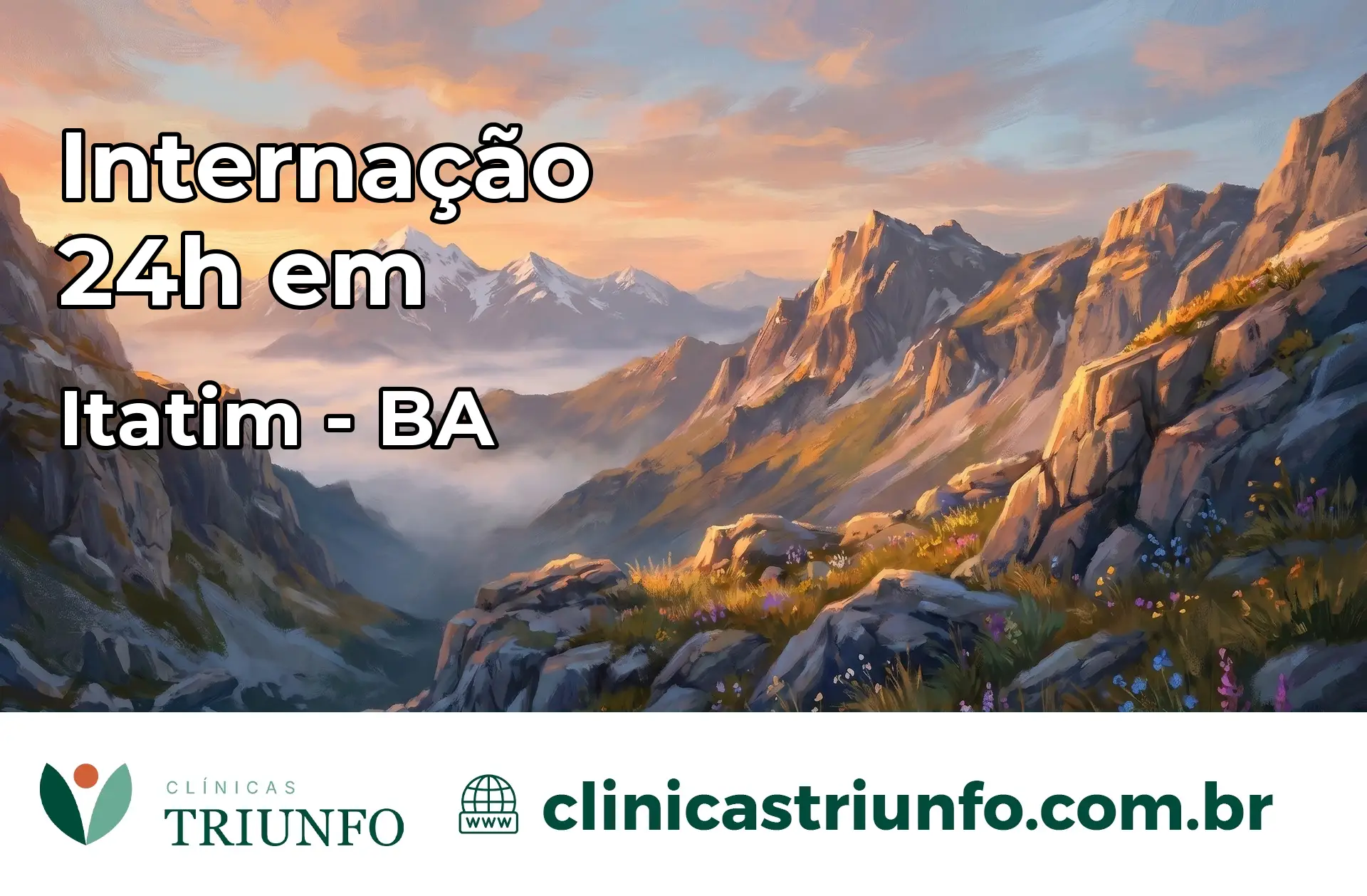 Internação 24 horas em Itatim – BA